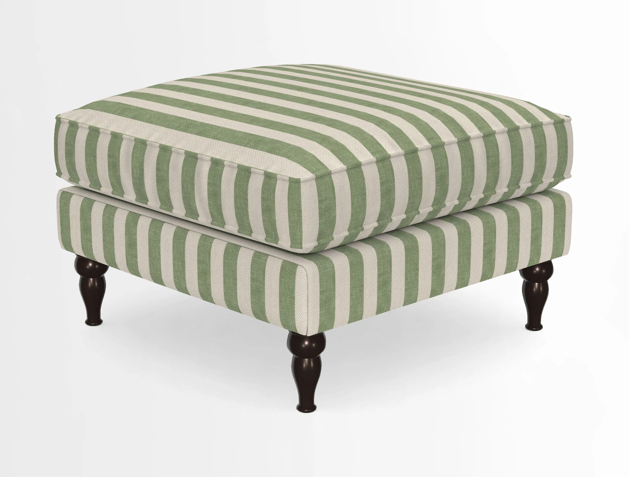 Cooksbridge Standard Footstool in Two Tone Plain Biscuit