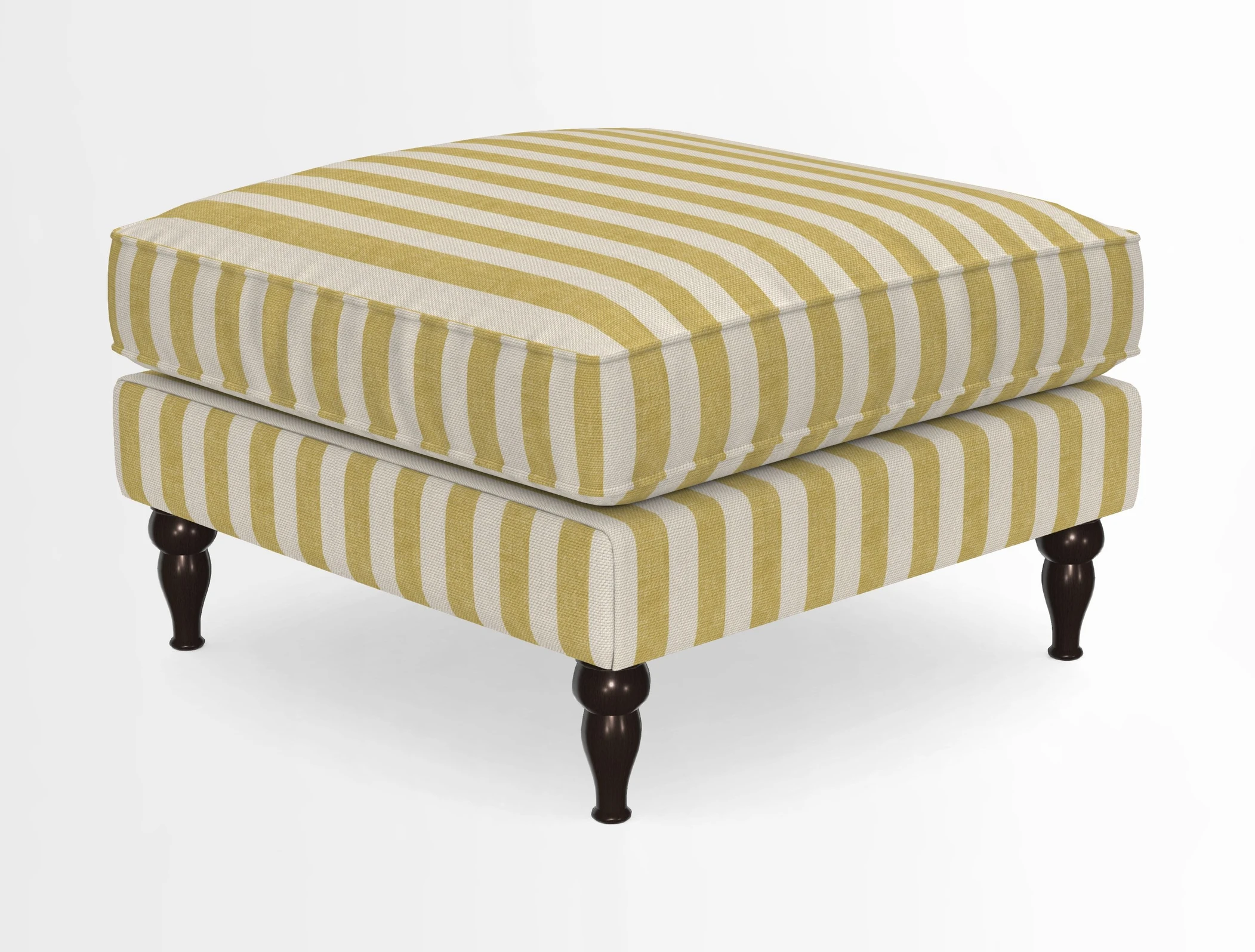 Cooksbridge Standard Footstool in Two Tone Plain Biscuit