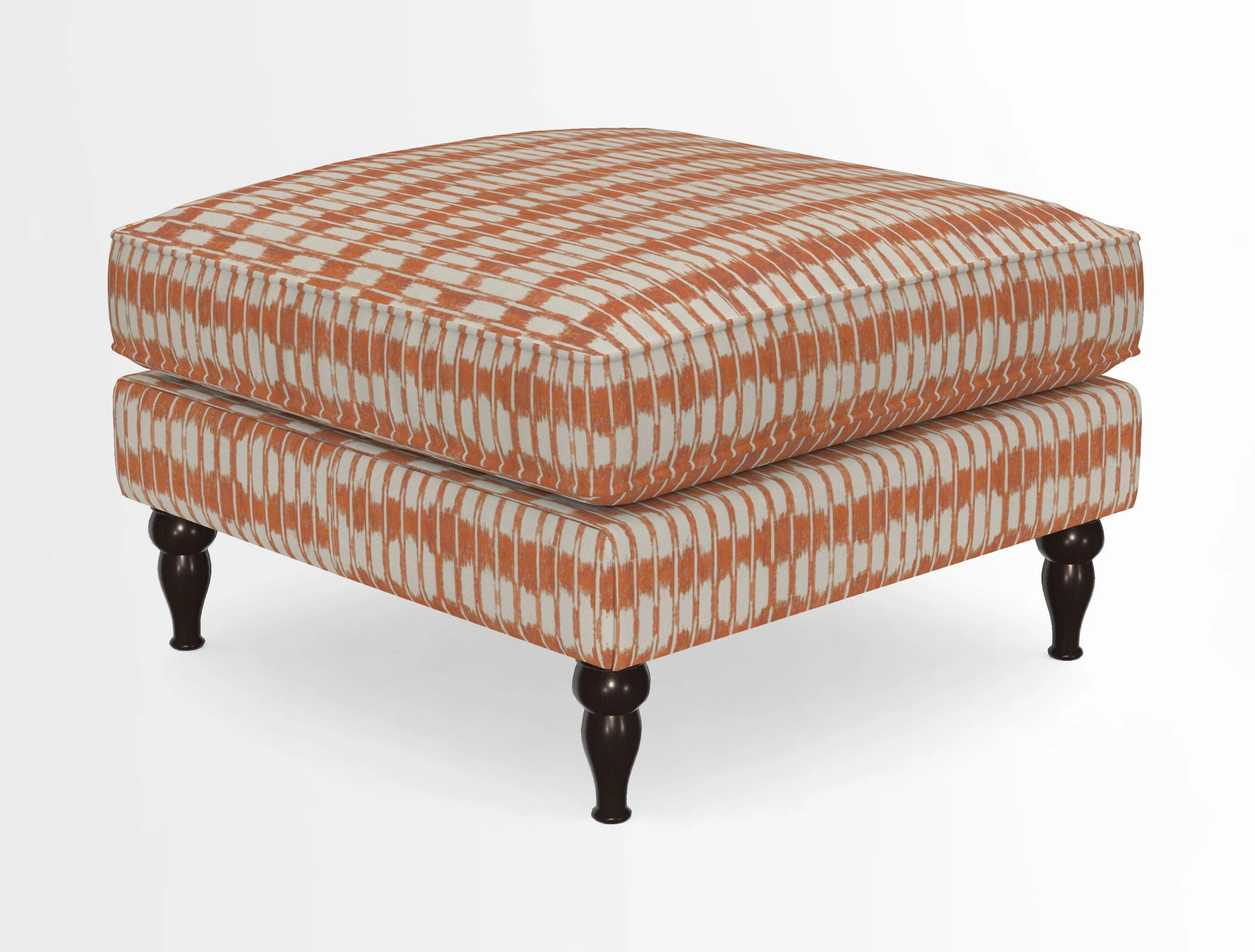 Cooksbridge Standard Footstool in Two Tone Plain Biscuit
