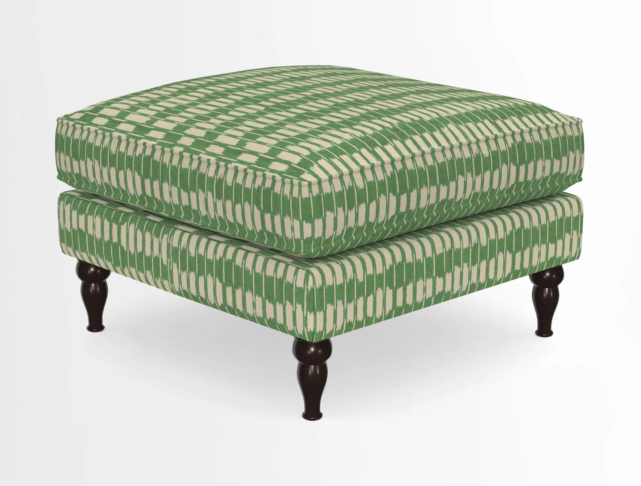 Cooksbridge Standard Footstool in Two Tone Plain Biscuit