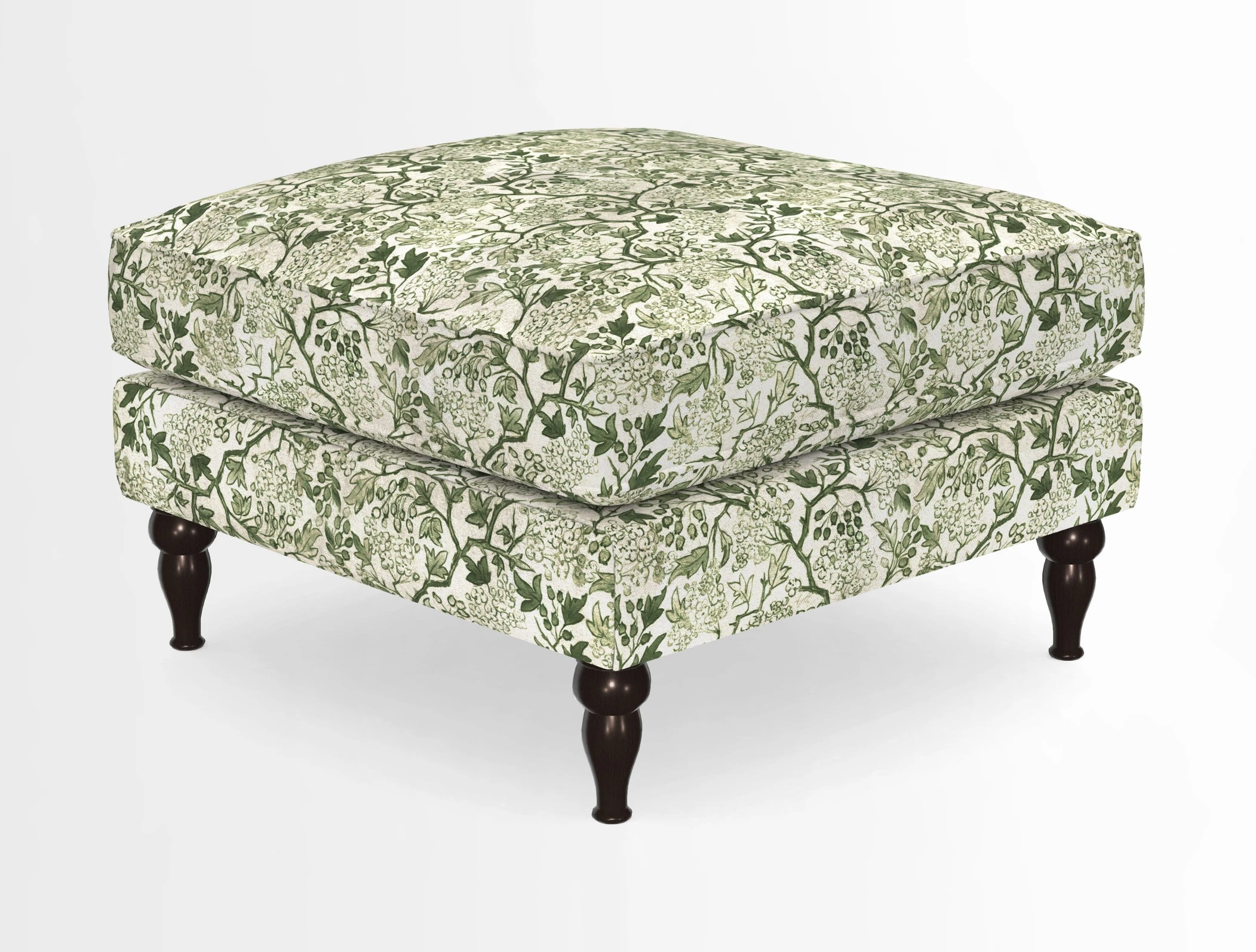 Cooksbridge Standard Footstool in Two Tone Plain Biscuit