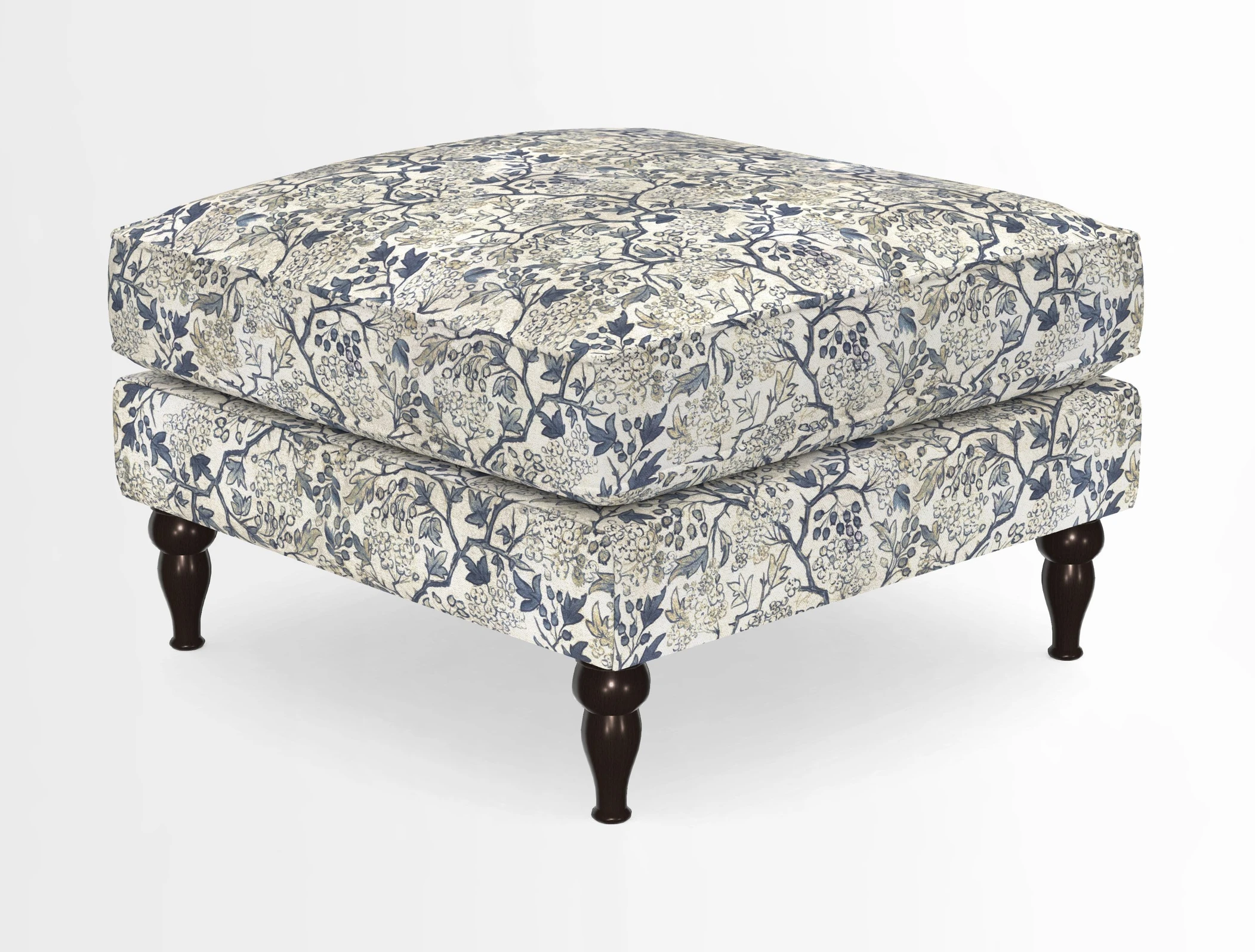 Cooksbridge Standard Footstool in Two Tone Plain Biscuit