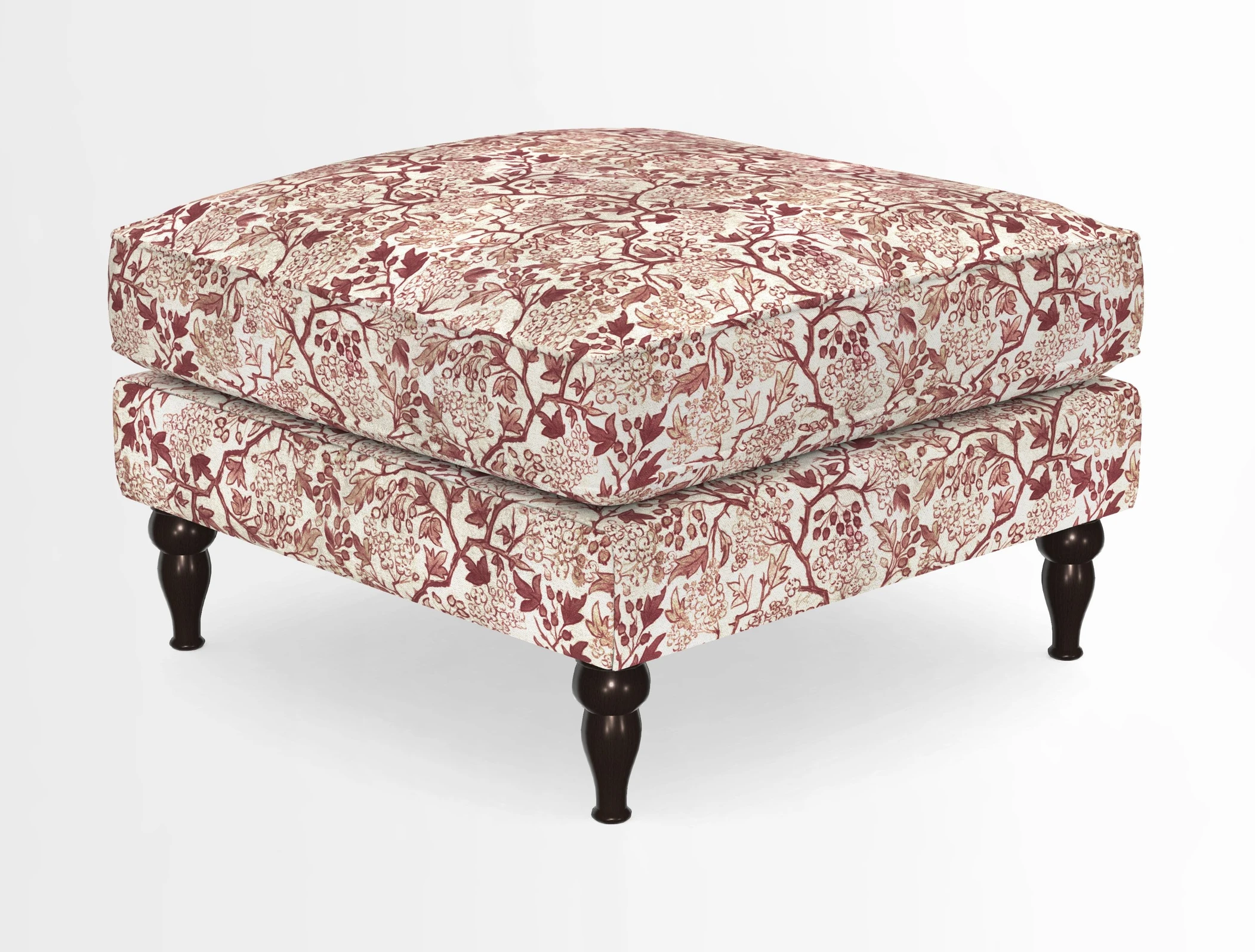 Cooksbridge Standard Footstool in Two Tone Plain Biscuit