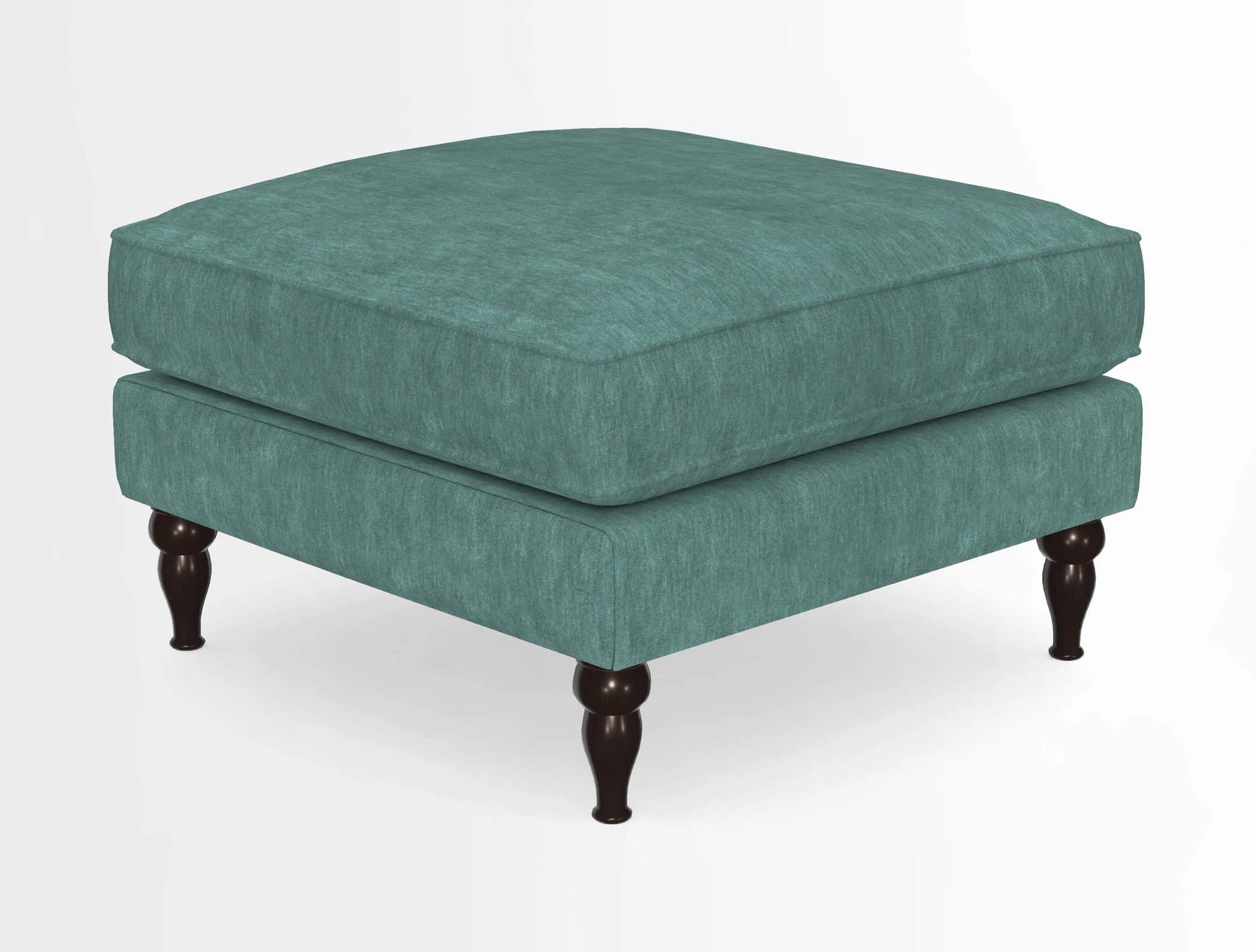 Cooksbridge Standard Footstool in Two Tone Plain Biscuit