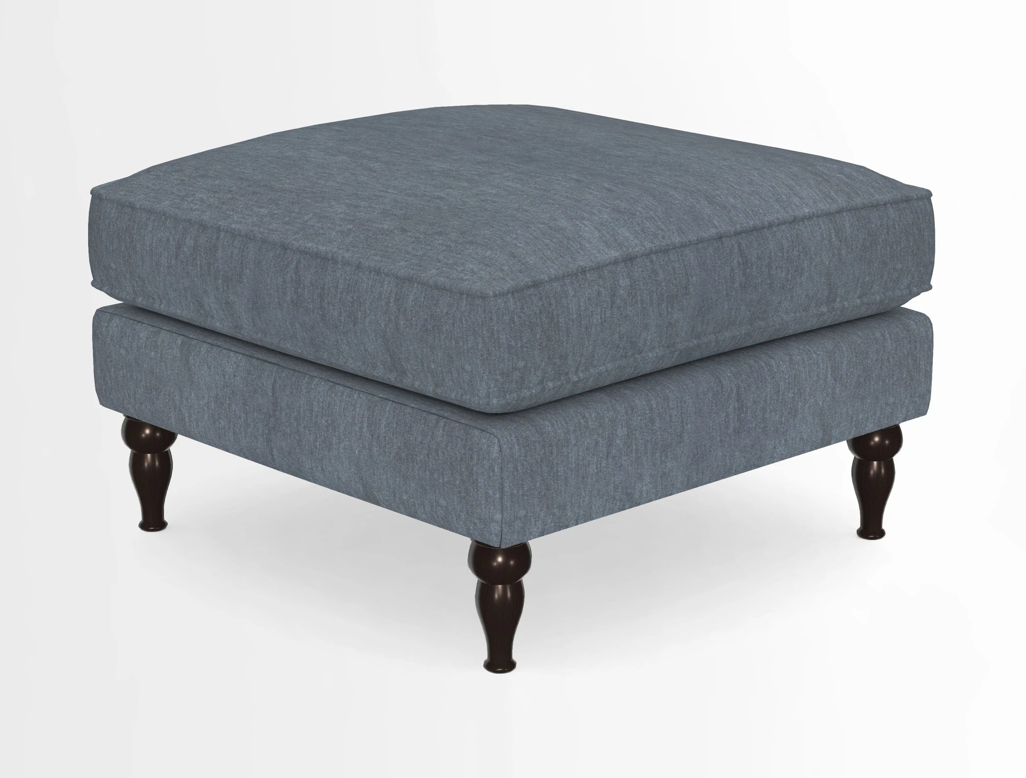 Cooksbridge Standard Footstool in Two Tone Plain Biscuit