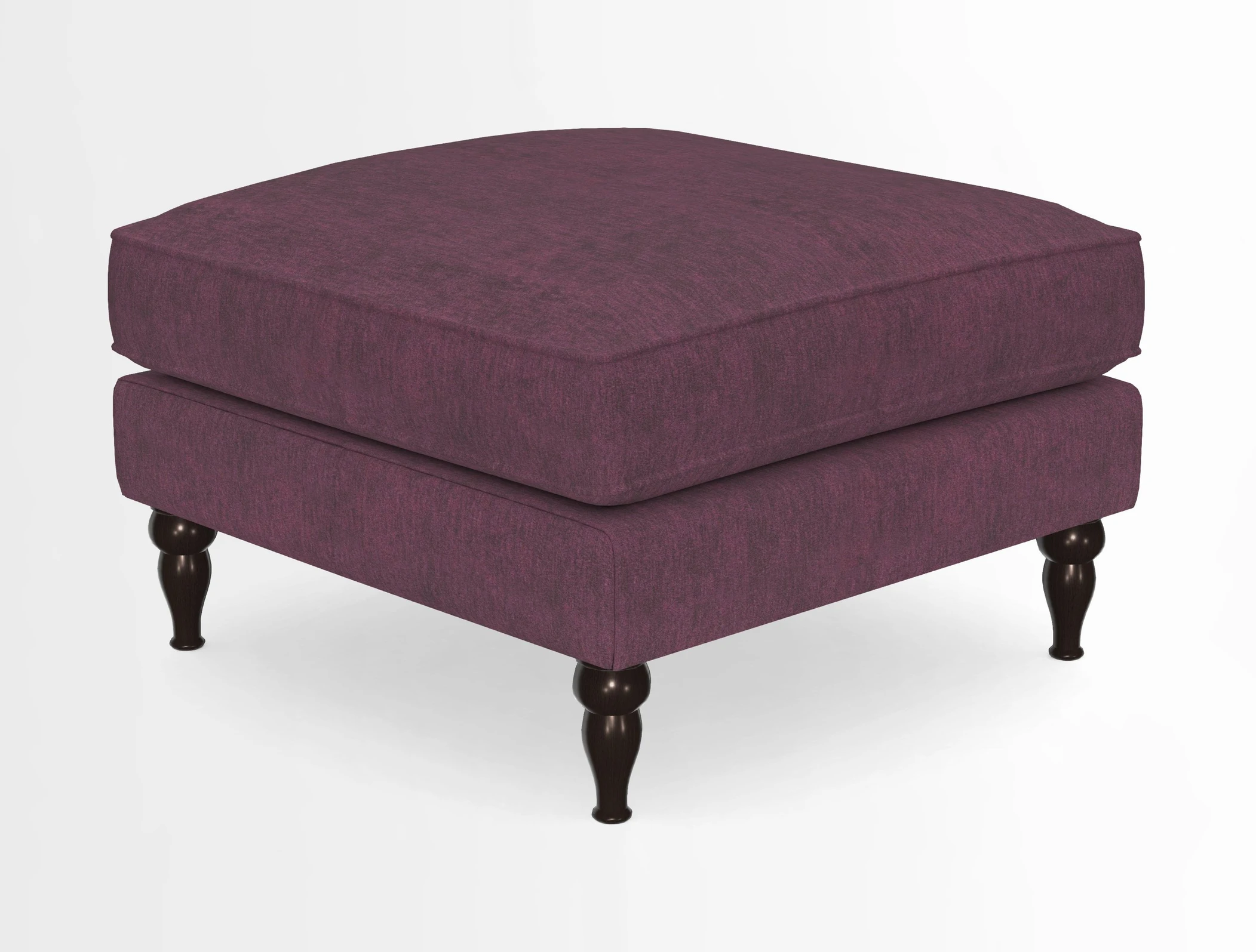 Cooksbridge Standard Footstool in Two Tone Plain Biscuit