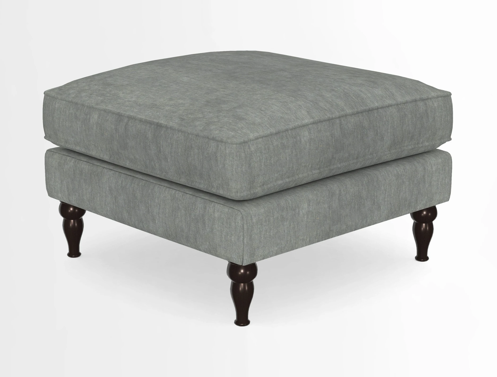 Cooksbridge Standard Footstool in Two Tone Plain Biscuit