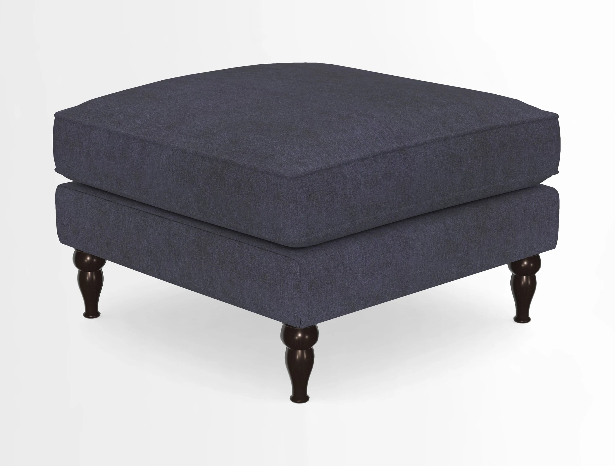 Cooksbridge Standard Footstool in Two Tone Plain Biscuit