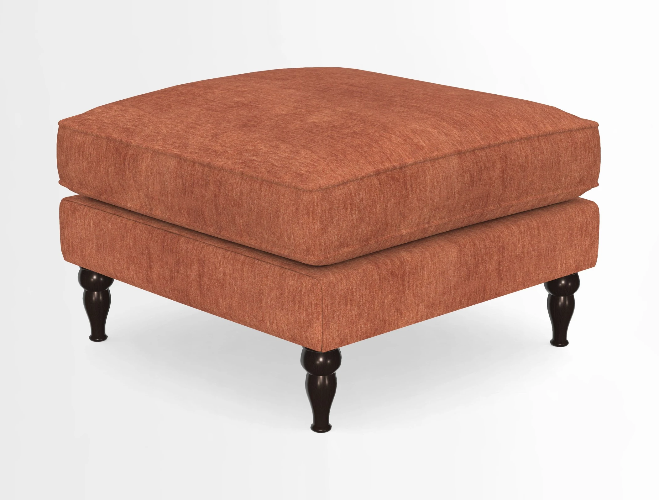 Cooksbridge Standard Footstool in Two Tone Plain Biscuit