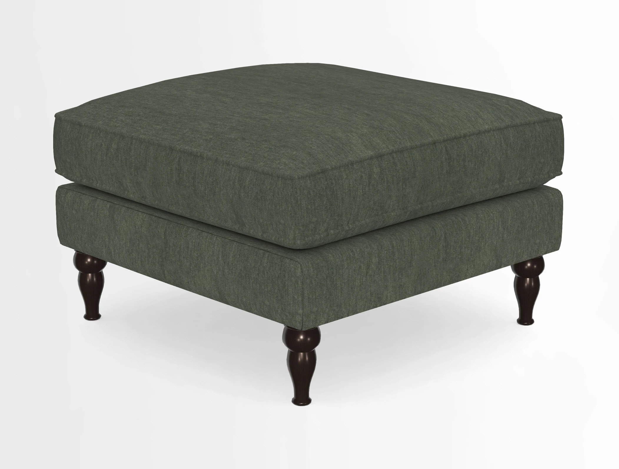 Cooksbridge Standard Footstool in Two Tone Plain Biscuit
