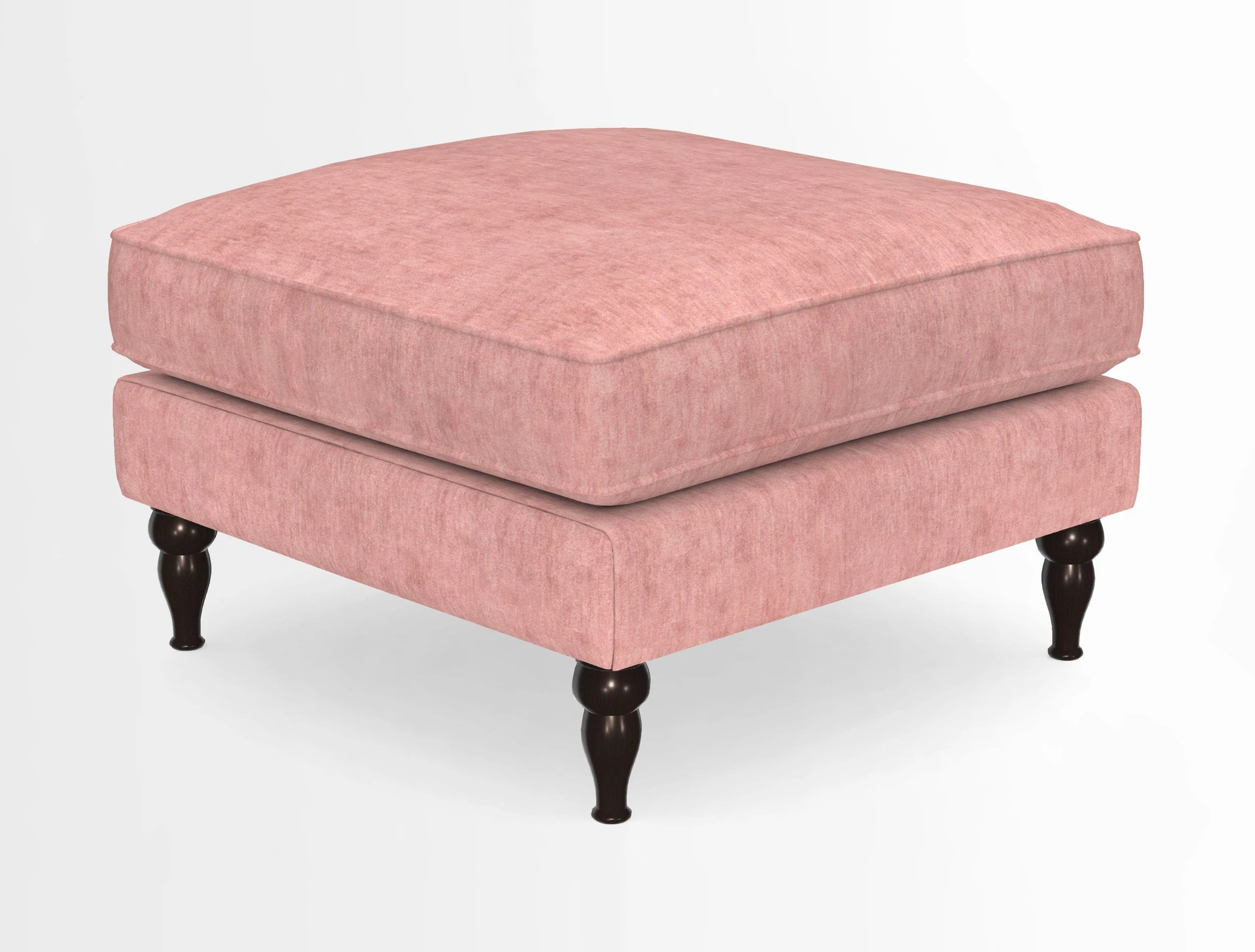 Cooksbridge Standard Footstool in Two Tone Plain Biscuit