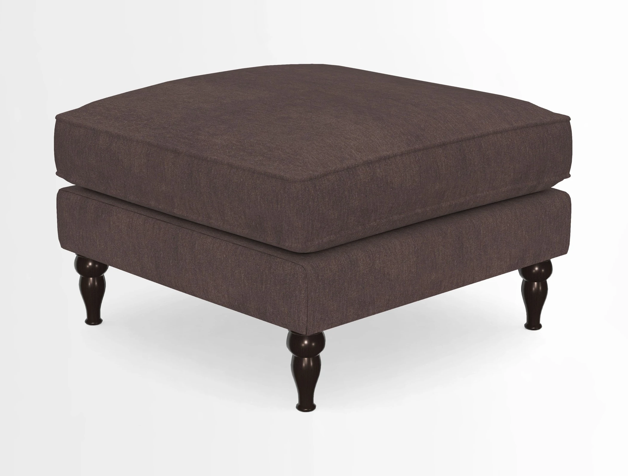 Cooksbridge Standard Footstool in Two Tone Plain Biscuit