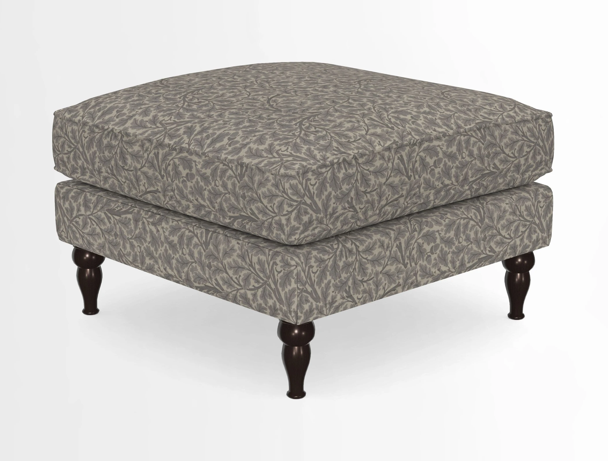 Cooksbridge Standard Footstool in Two Tone Plain Biscuit