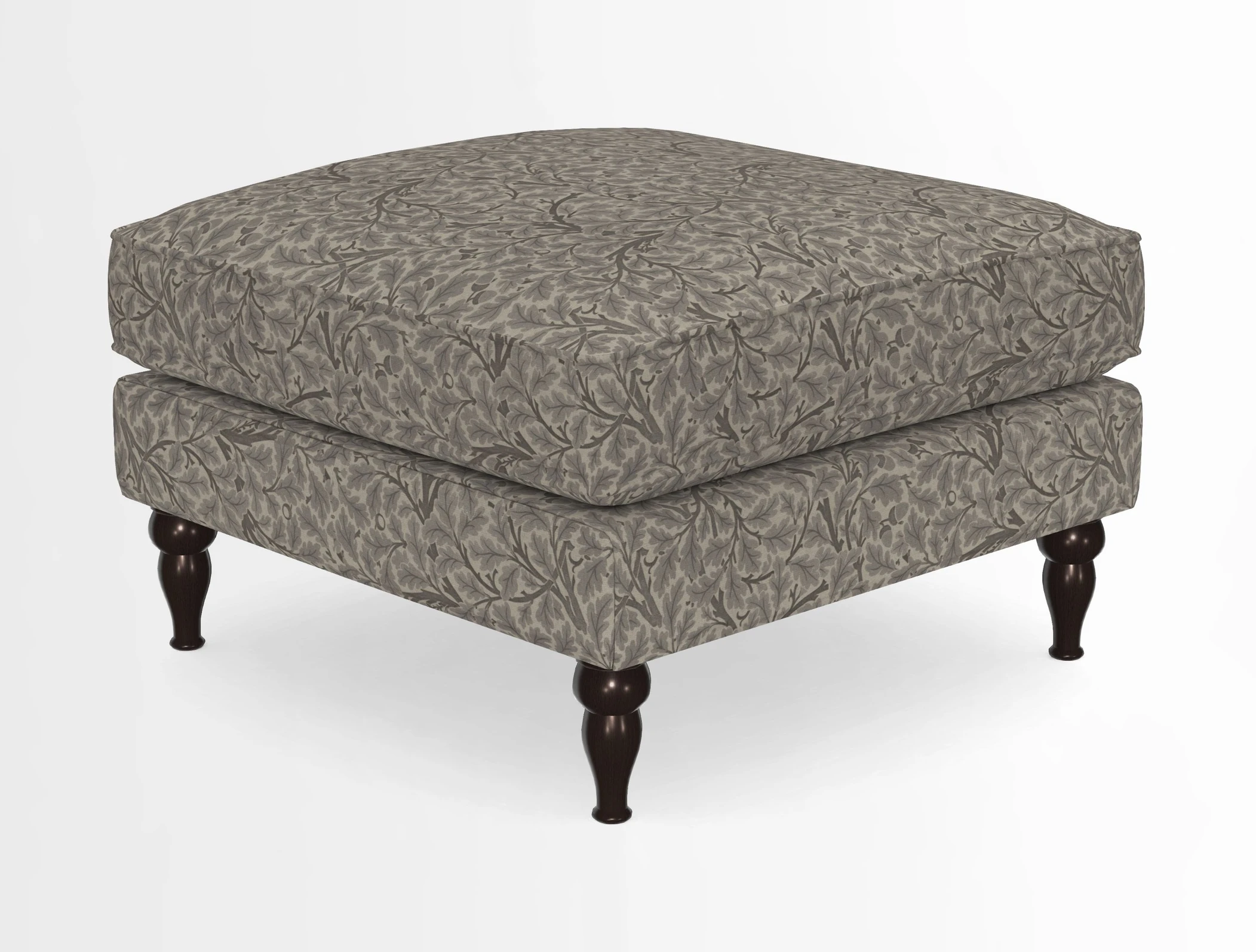 Cooksbridge Standard Footstool in Two Tone Plain Biscuit