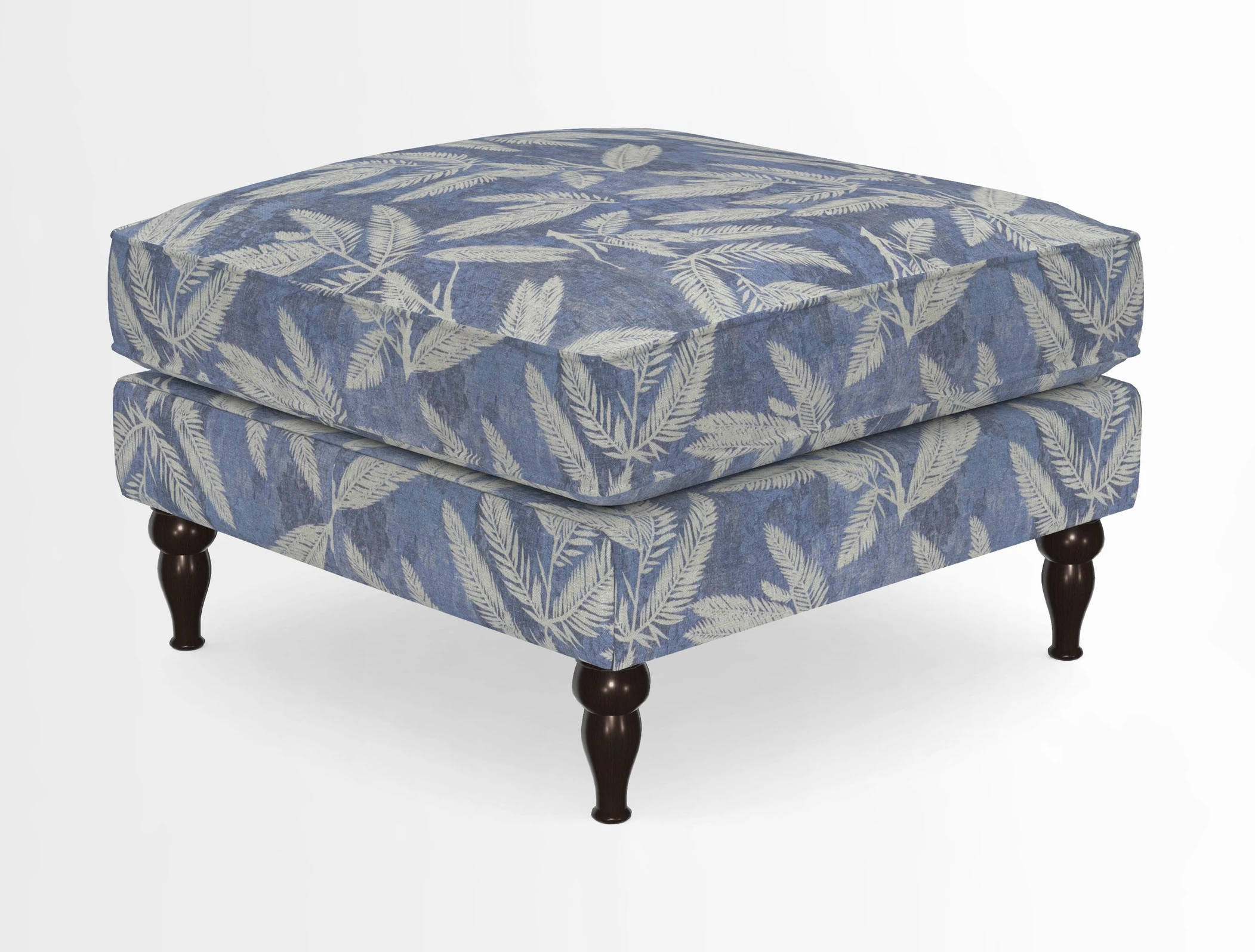Cooksbridge Standard Footstool in Two Tone Plain Biscuit