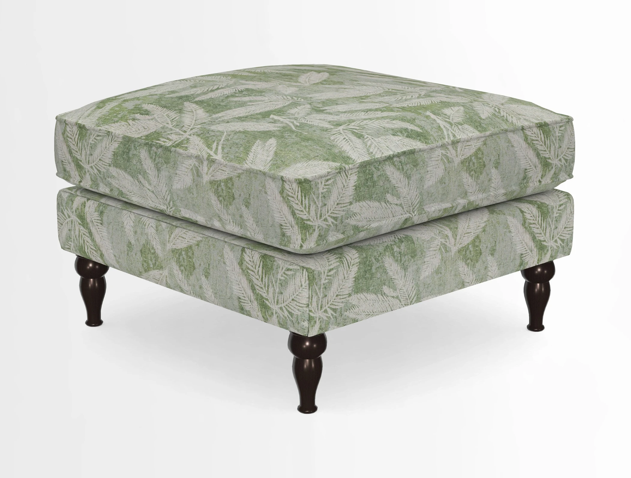 Cooksbridge Standard Footstool in Two Tone Plain Biscuit