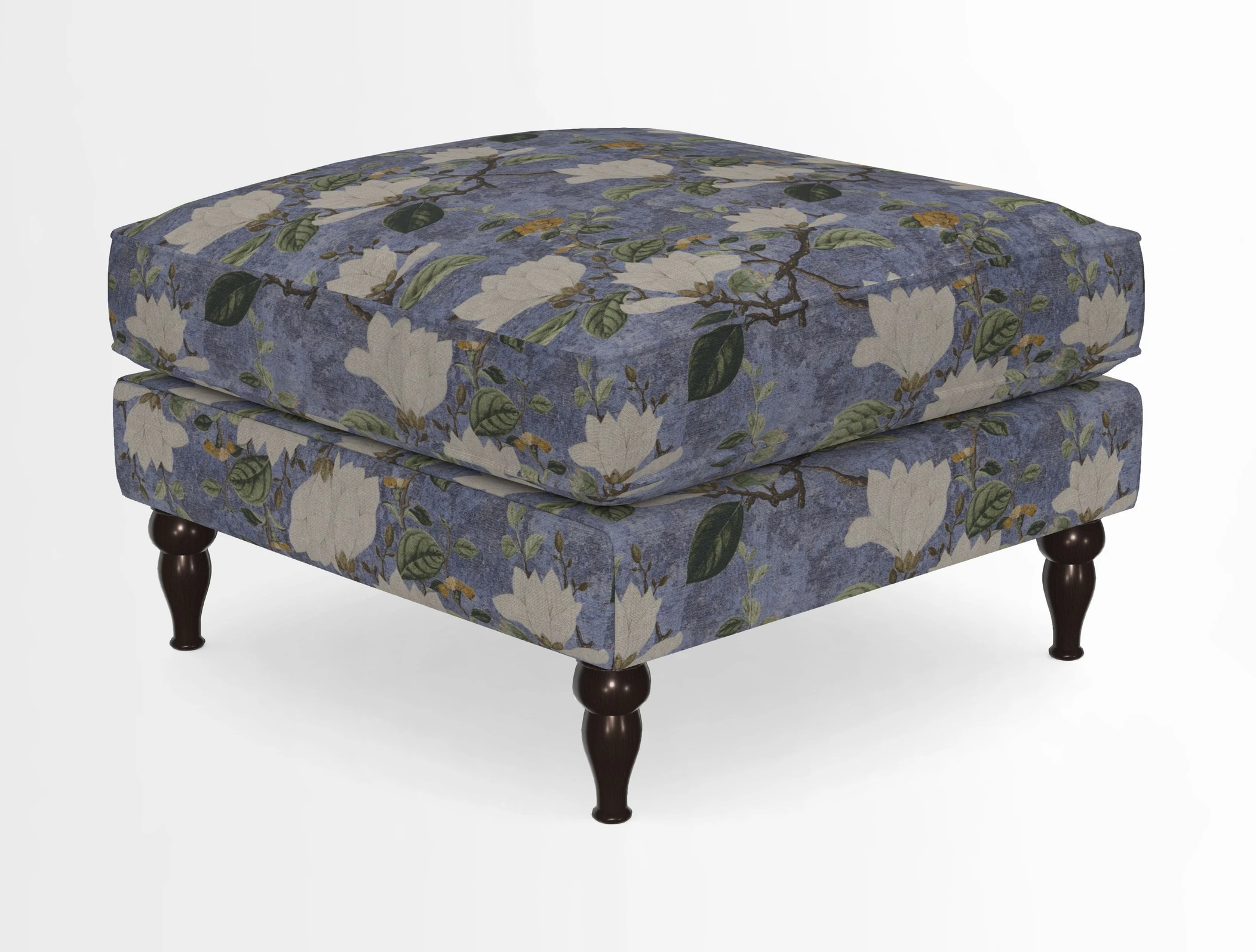 Cooksbridge Standard Footstool in Two Tone Plain Biscuit