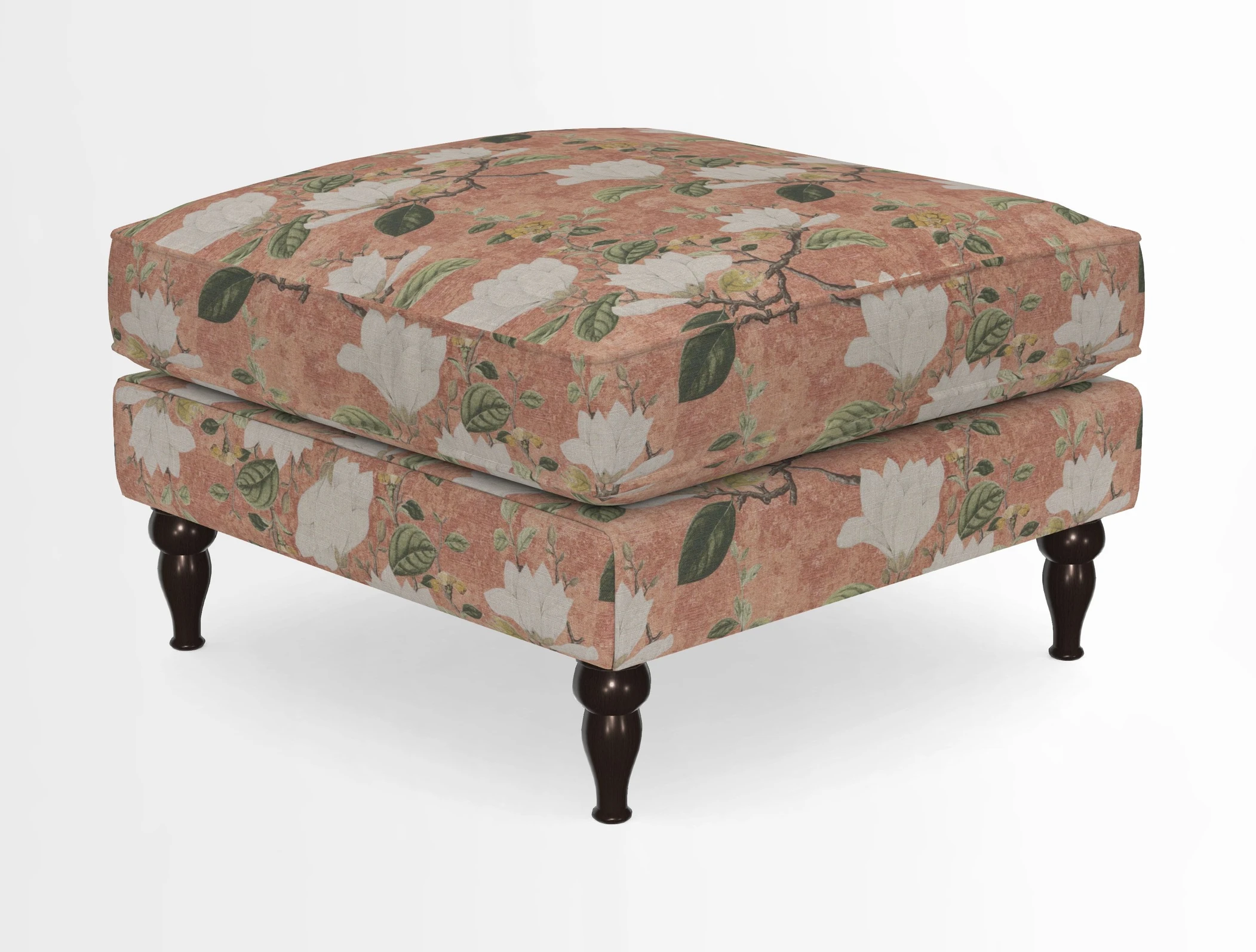 Cooksbridge Standard Footstool in Two Tone Plain Biscuit