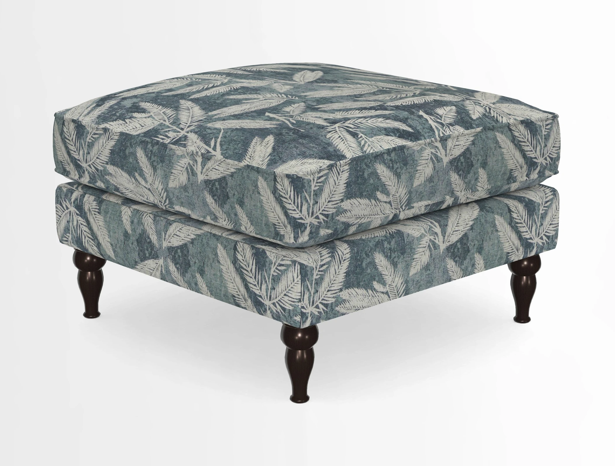 Cooksbridge Standard Footstool in Two Tone Plain Biscuit