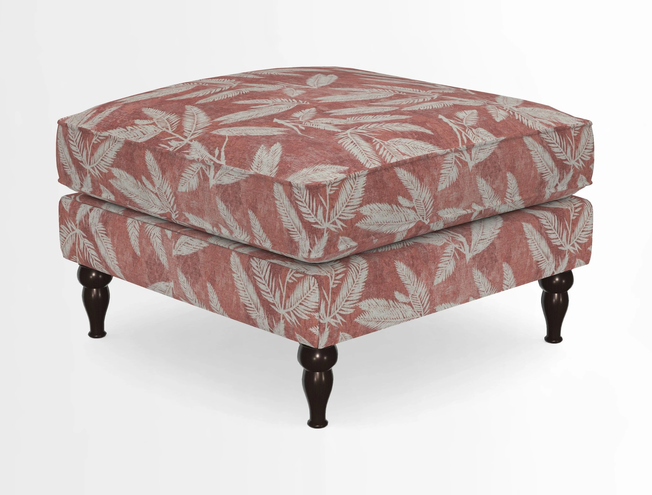 Cooksbridge Standard Footstool in Two Tone Plain Biscuit