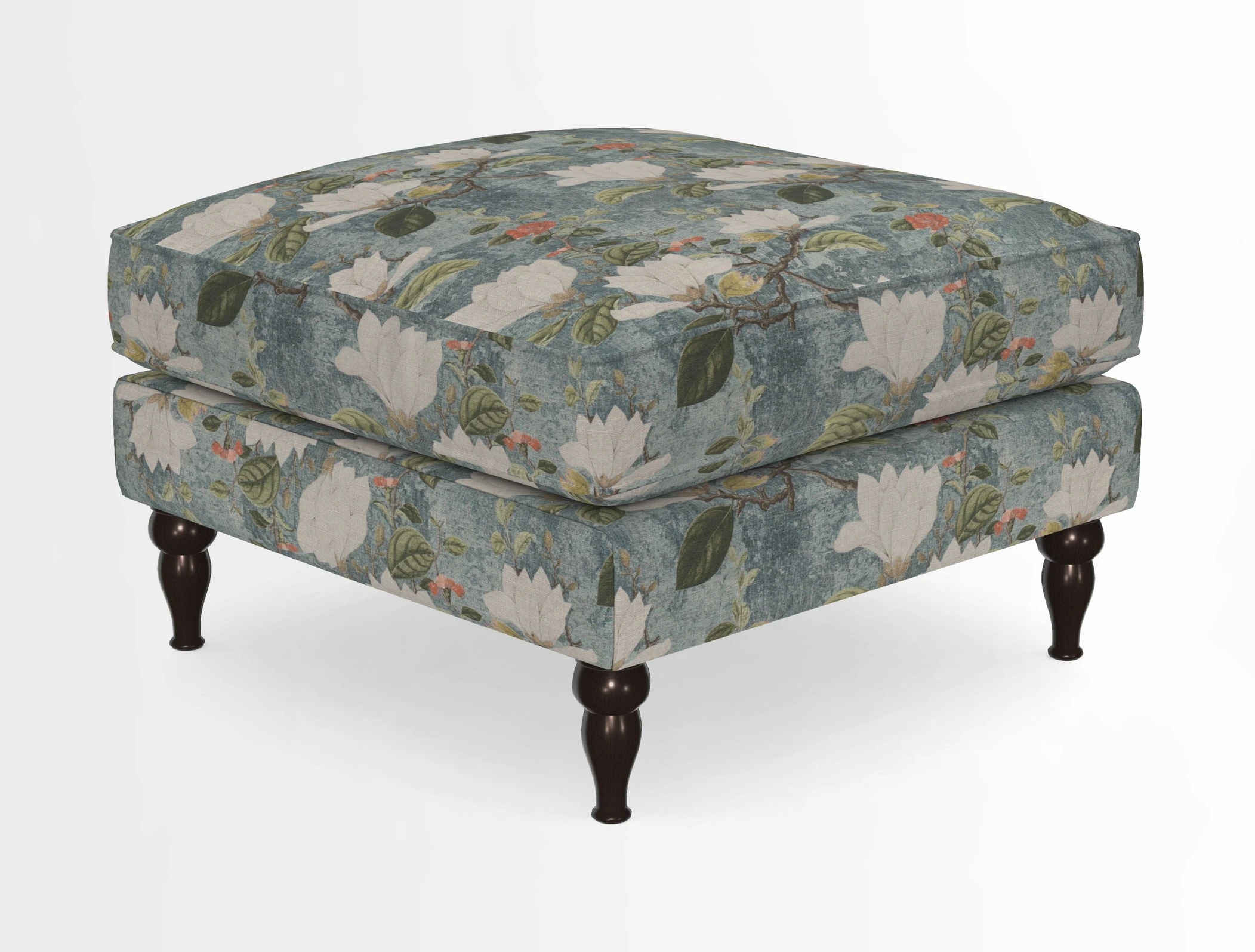 Cooksbridge Standard Footstool in Two Tone Plain Biscuit