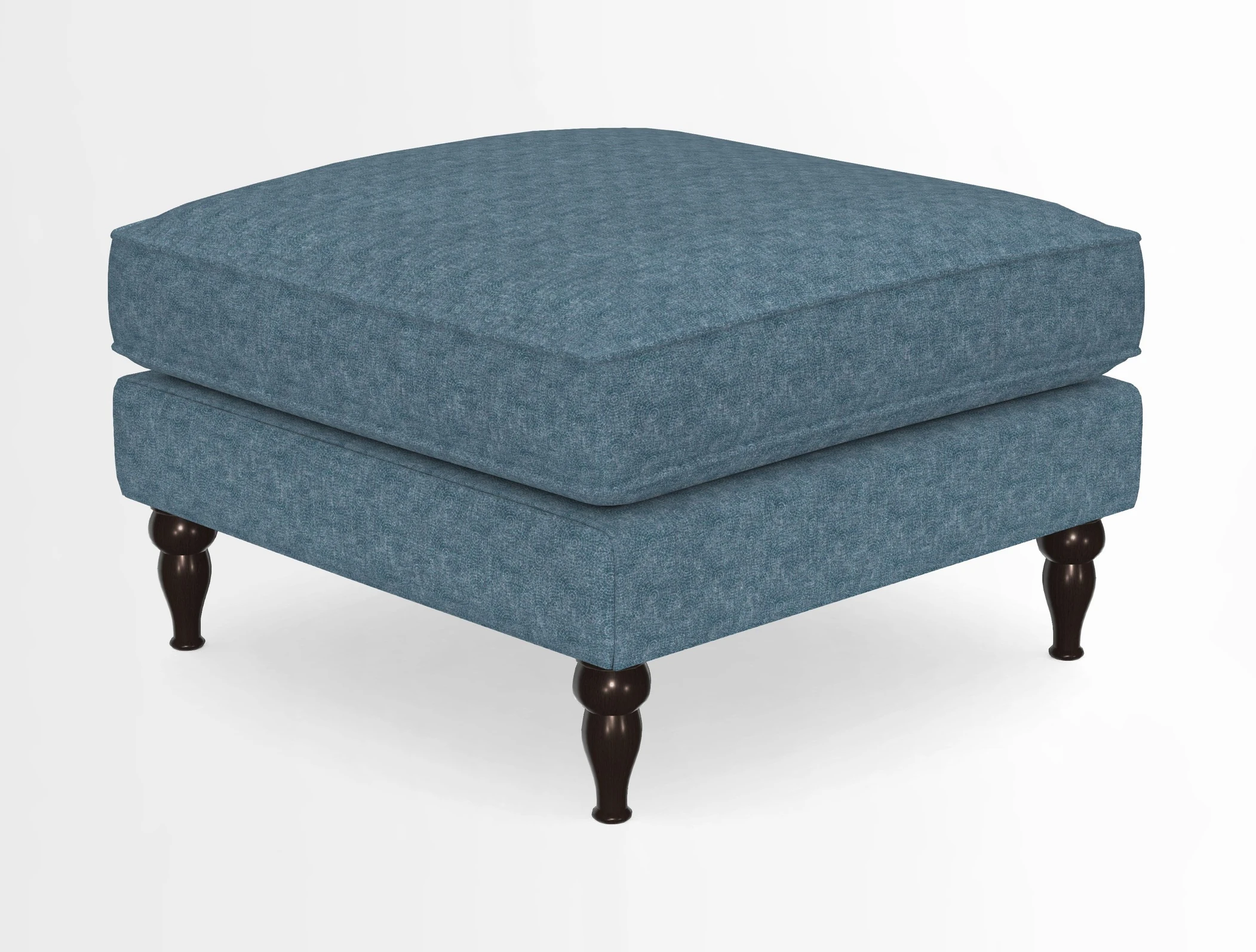Cooksbridge Standard Footstool in Two Tone Plain Biscuit