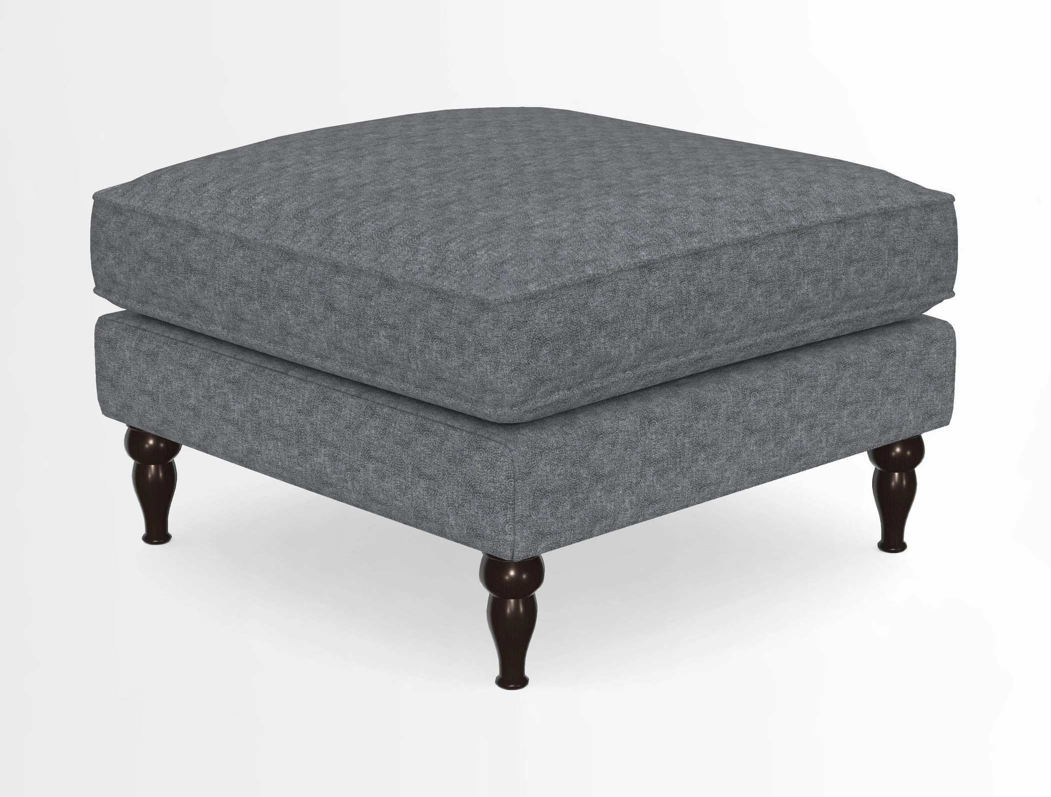 Cooksbridge Standard Footstool in Two Tone Plain Biscuit