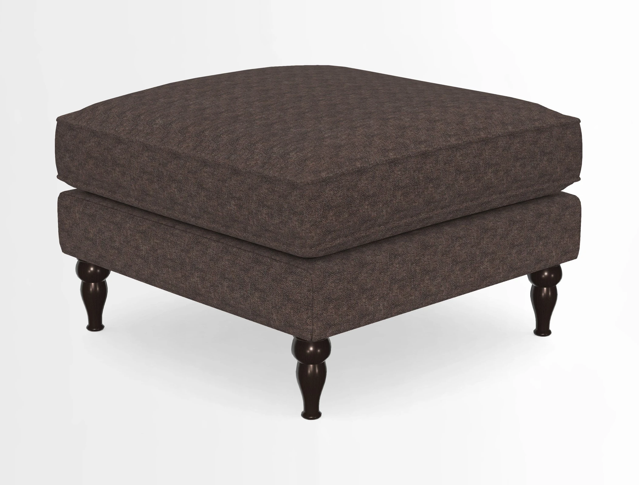 Cooksbridge Standard Footstool in Two Tone Plain Biscuit