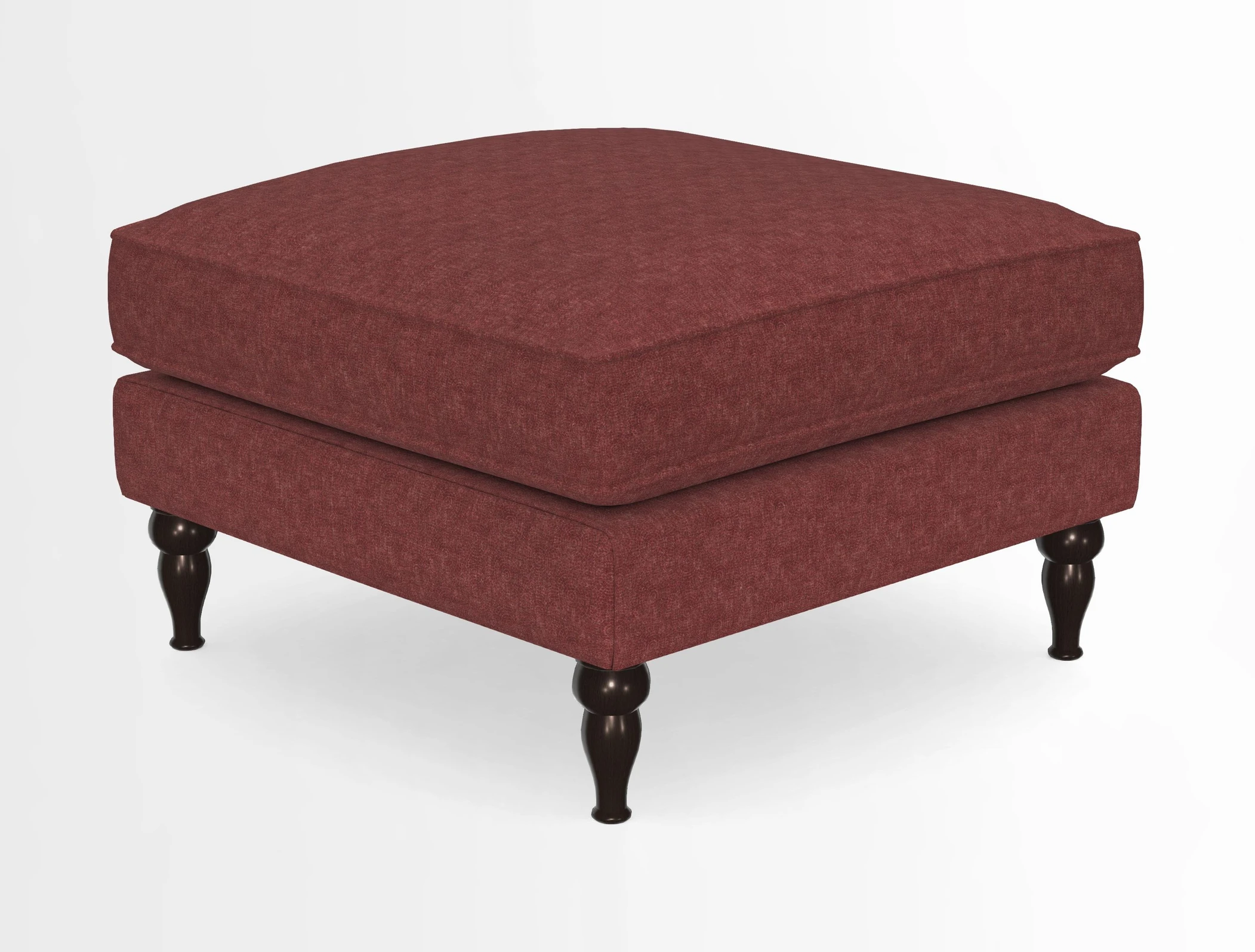 Cooksbridge Standard Footstool in Two Tone Plain Biscuit