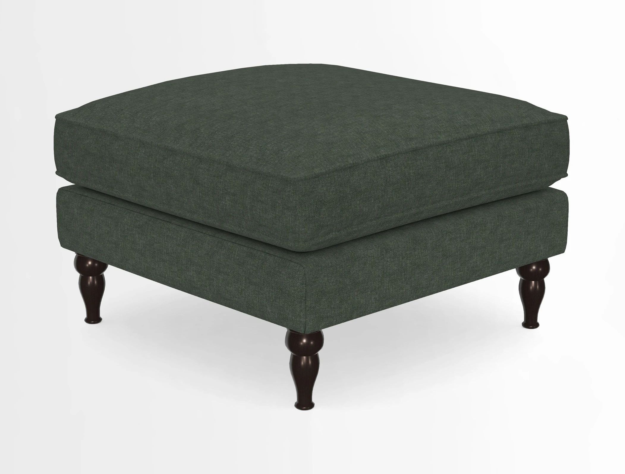 Cooksbridge Standard Footstool in Two Tone Plain Biscuit