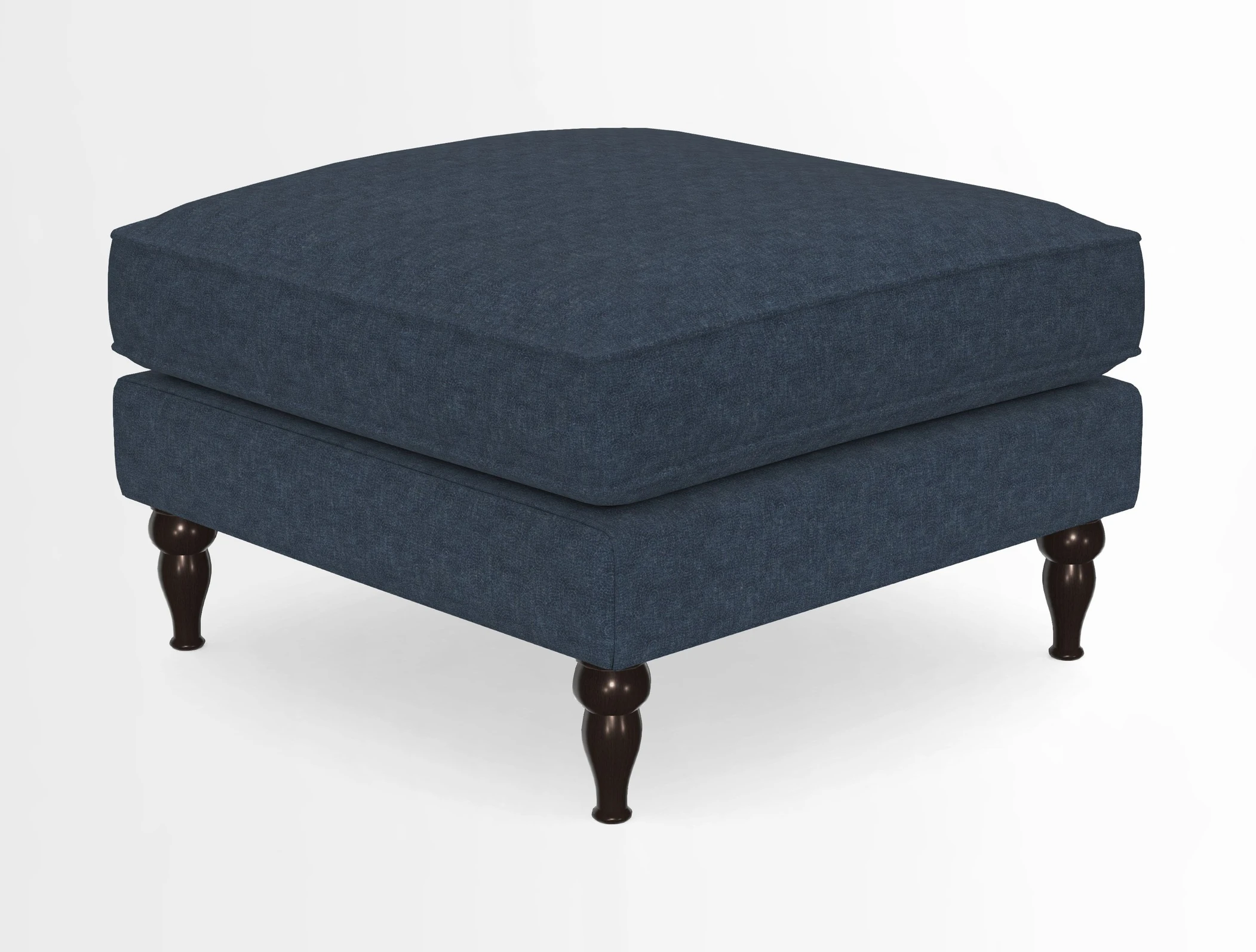 Cooksbridge Standard Footstool in Two Tone Plain Biscuit
