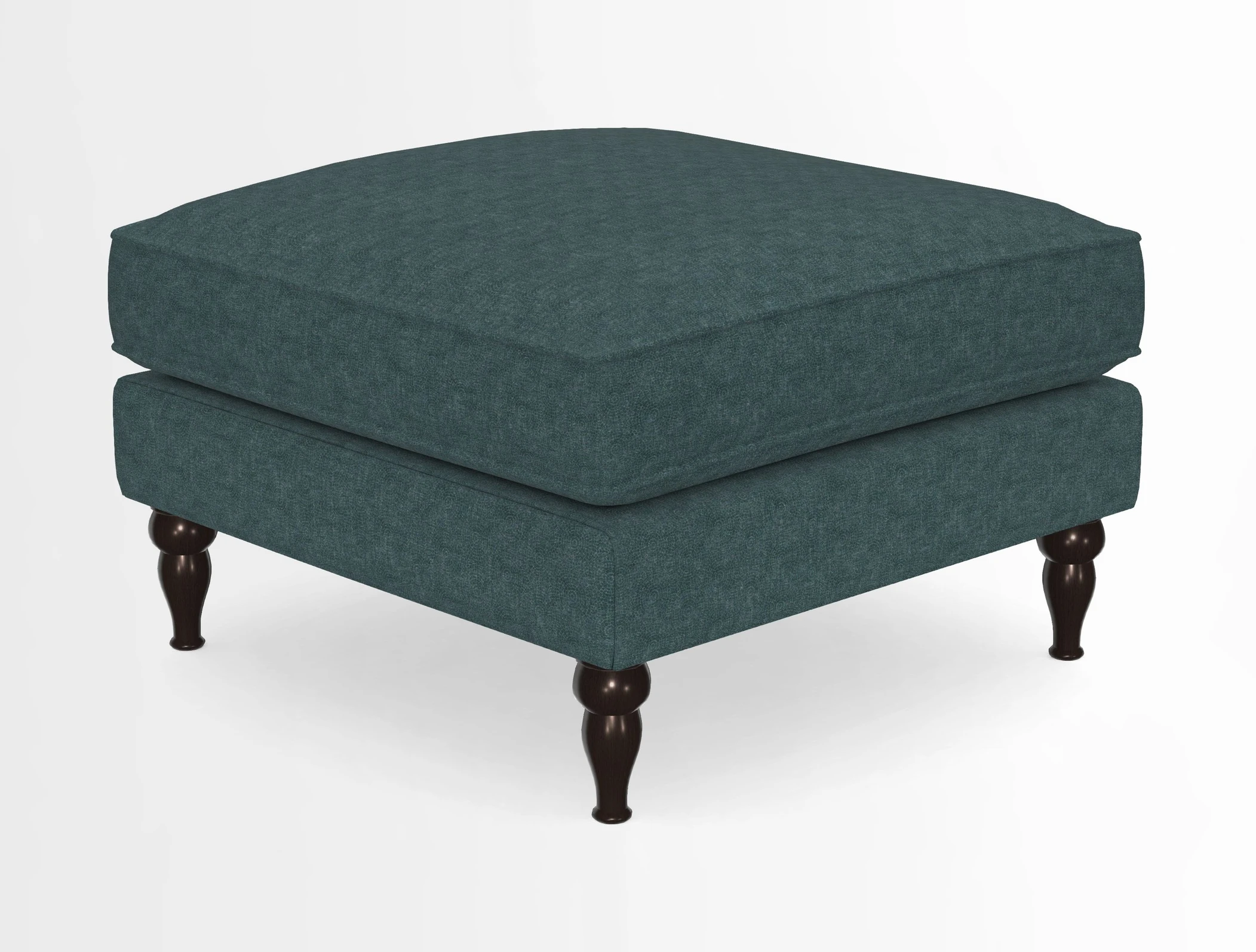 Cooksbridge Standard Footstool in Two Tone Plain Biscuit