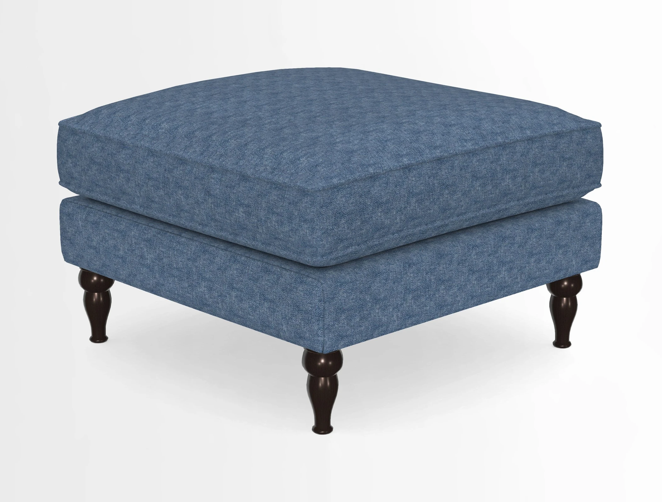 Cooksbridge Standard Footstool in Two Tone Plain Biscuit