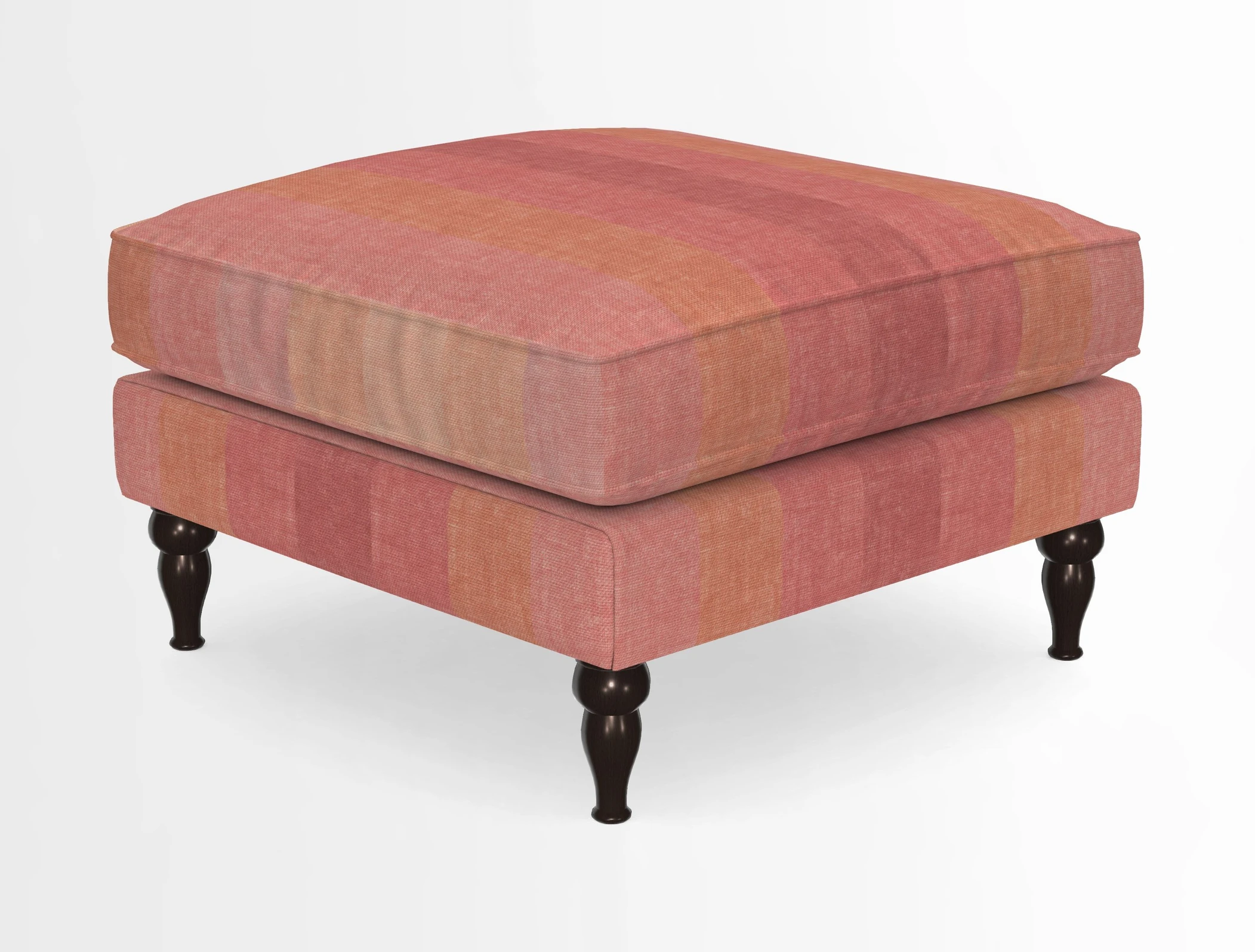 Cooksbridge Standard Footstool in Two Tone Plain Biscuit
