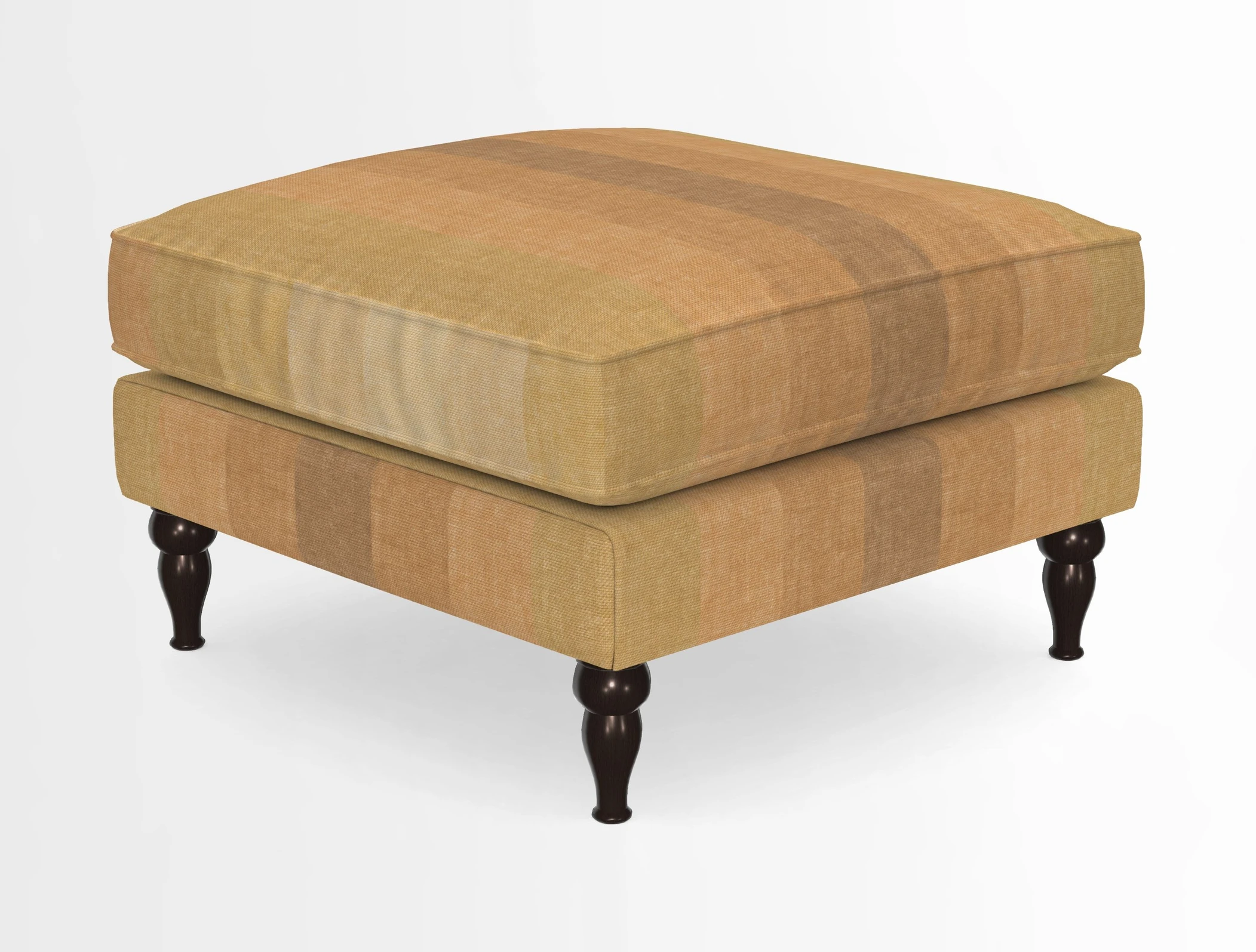 Cooksbridge Standard Footstool in Two Tone Plain Biscuit