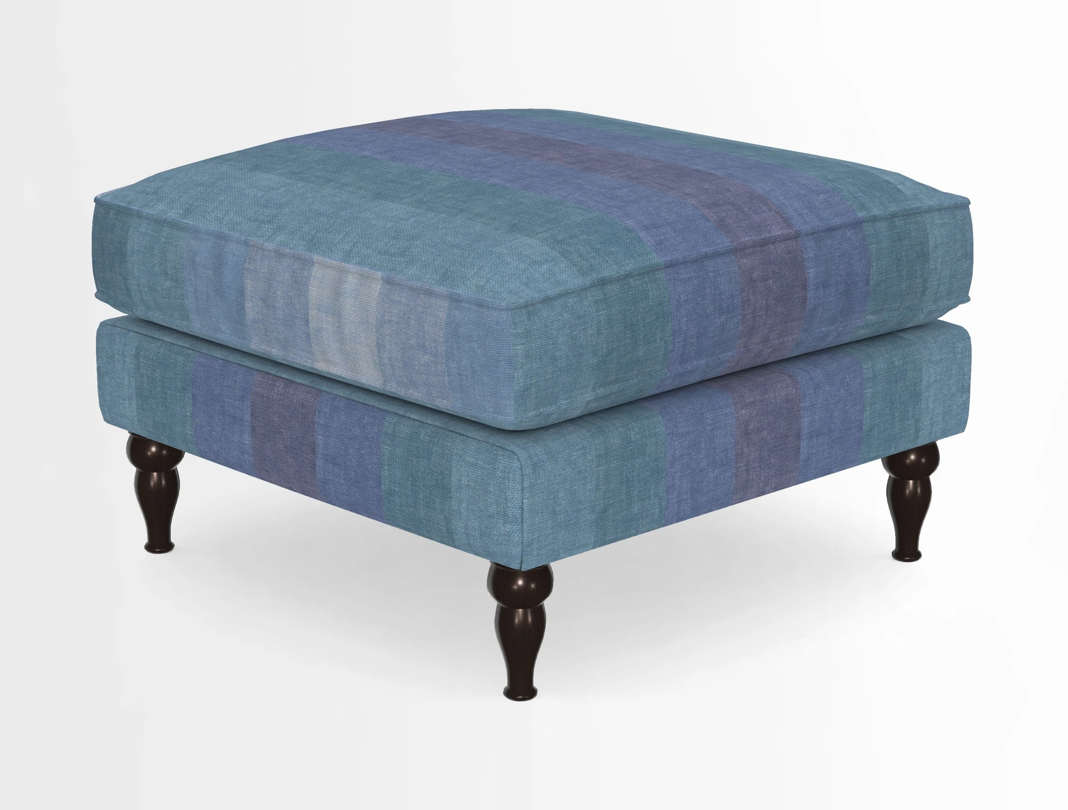Cooksbridge Standard Footstool in Two Tone Plain Biscuit