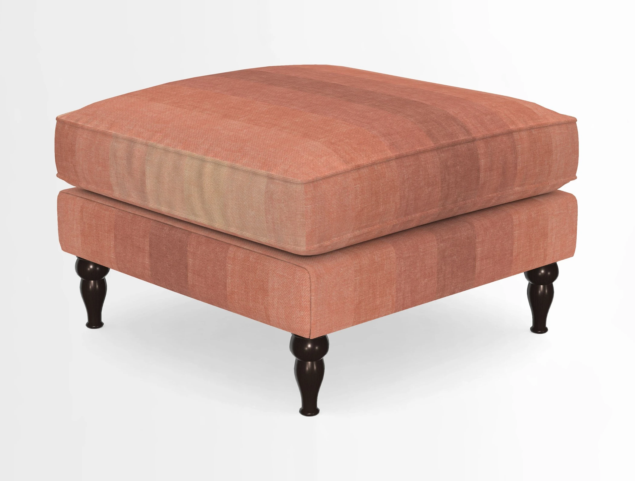 Cooksbridge Standard Footstool in Two Tone Plain Biscuit