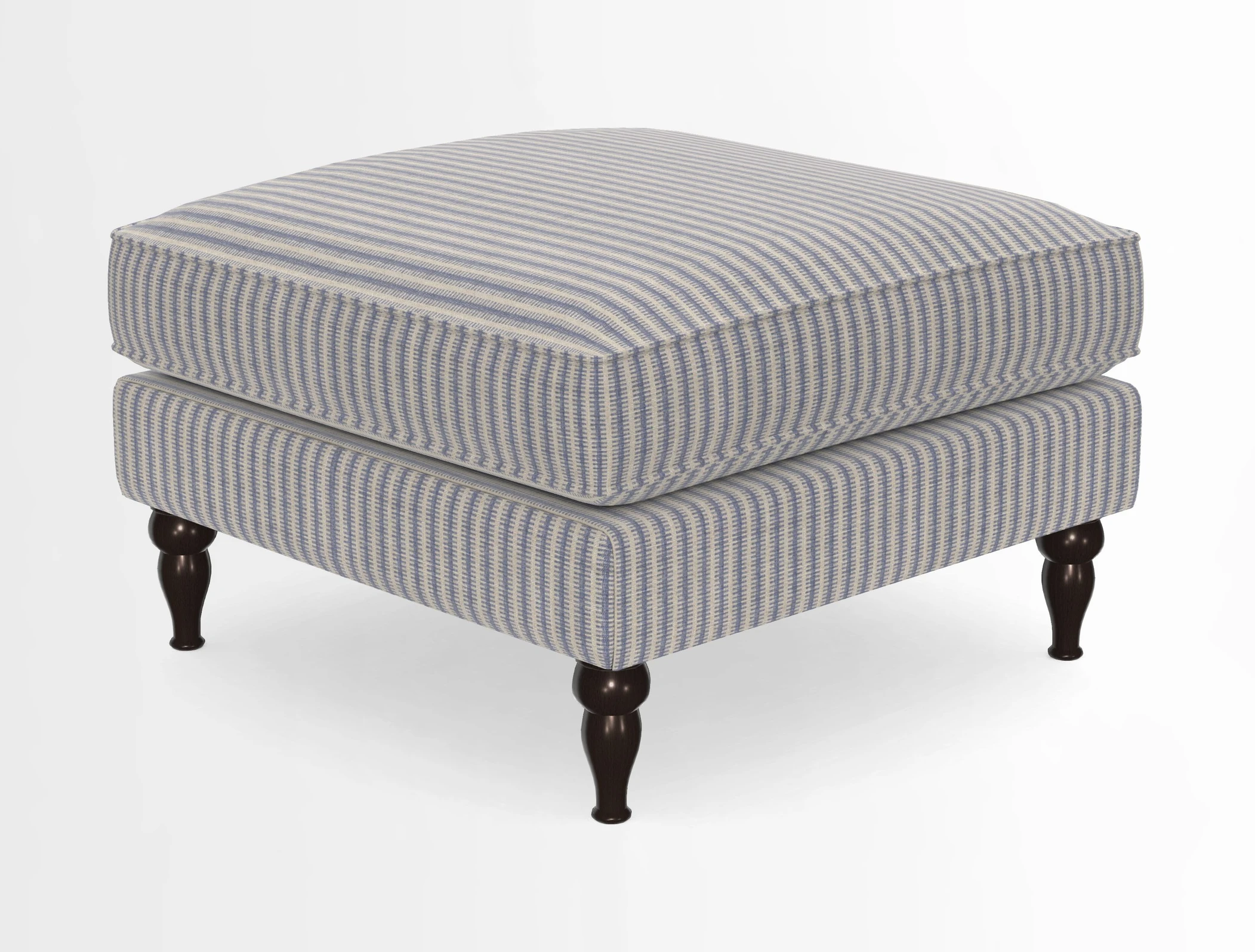Cooksbridge Standard Footstool in Two Tone Plain Biscuit