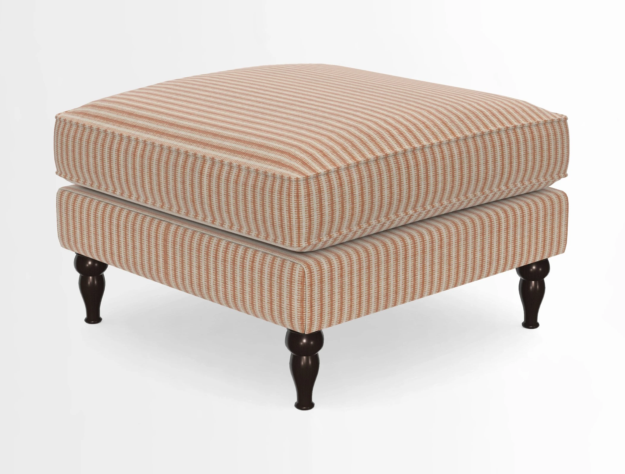 Cooksbridge Standard Footstool in Two Tone Plain Biscuit