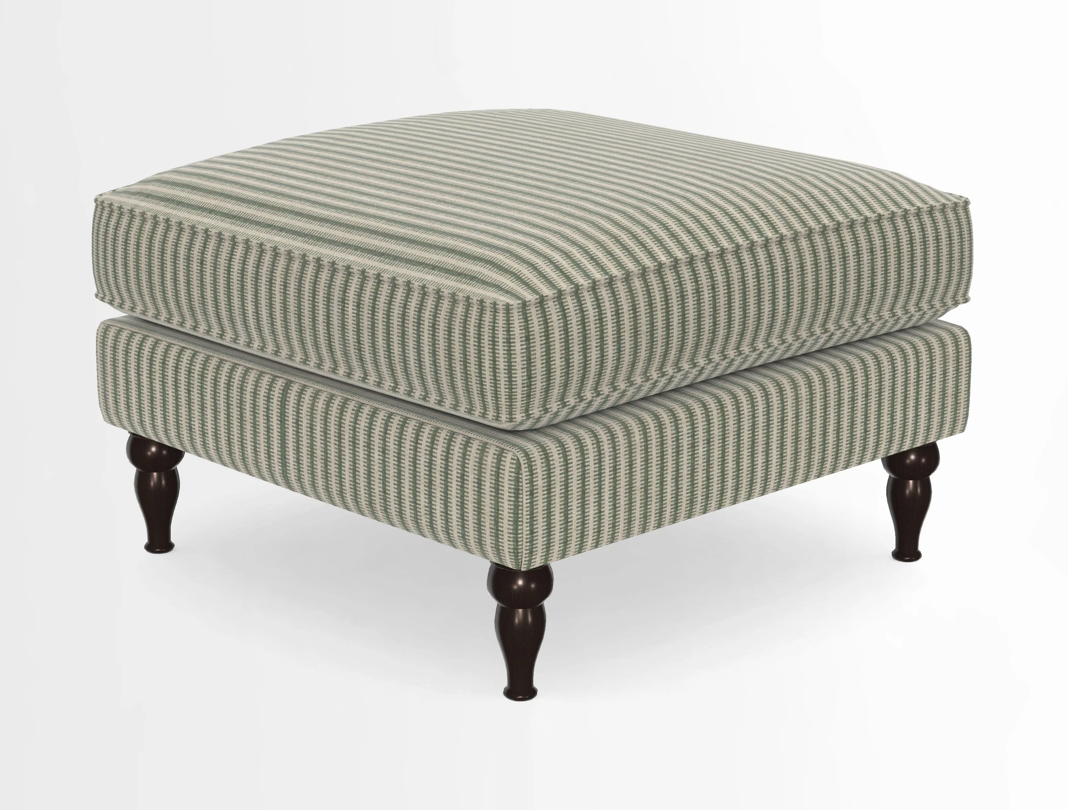Cooksbridge Standard Footstool in Two Tone Plain Biscuit