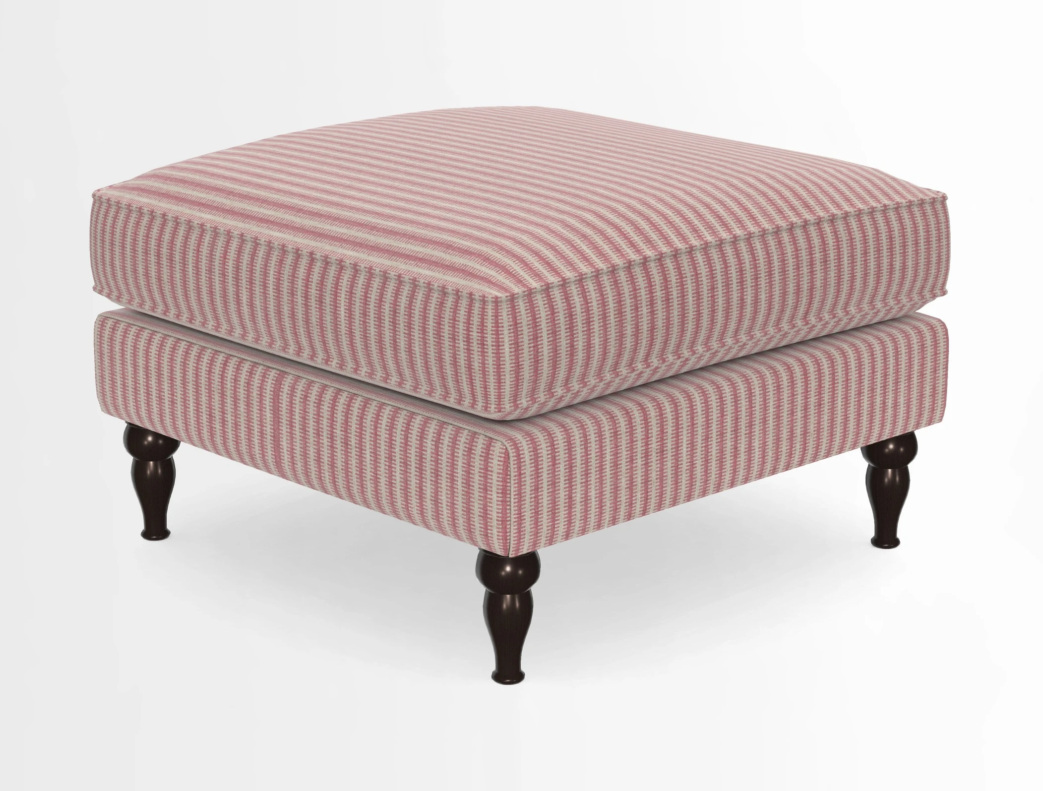 Cooksbridge Standard Footstool in Two Tone Plain Biscuit