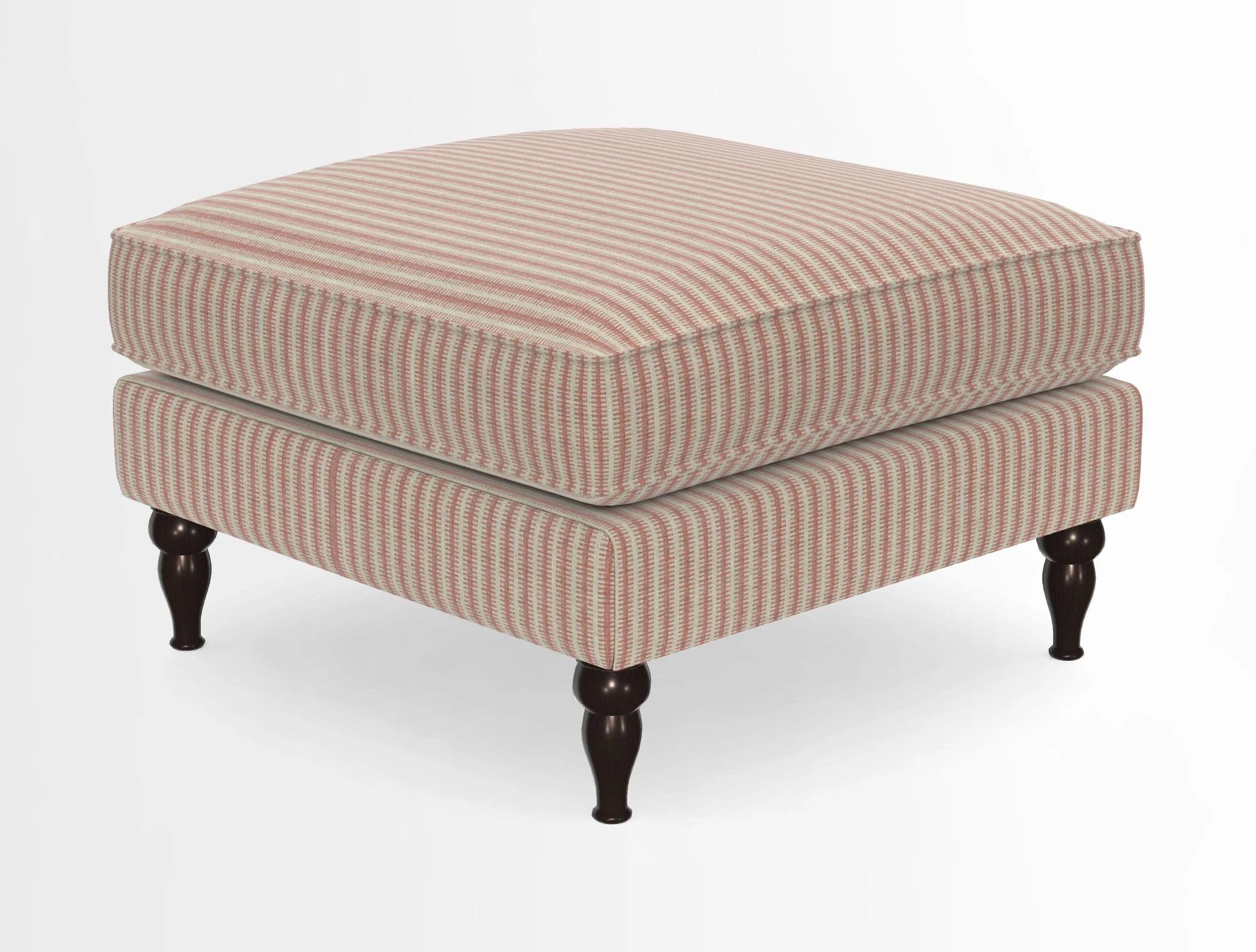 Cooksbridge Standard Footstool in Two Tone Plain Biscuit
