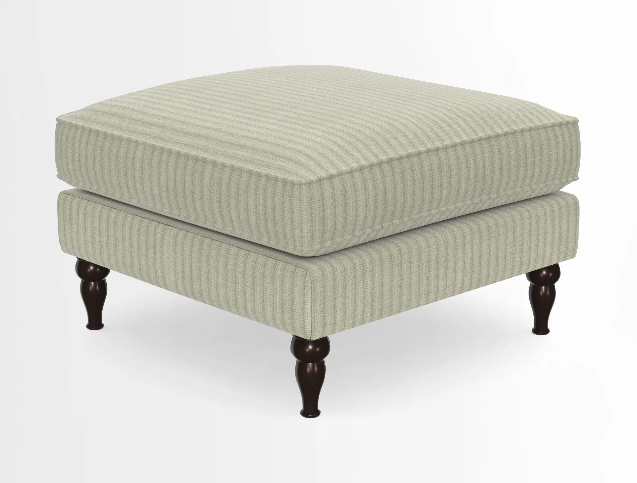 Cooksbridge Standard Footstool in Two Tone Plain Biscuit