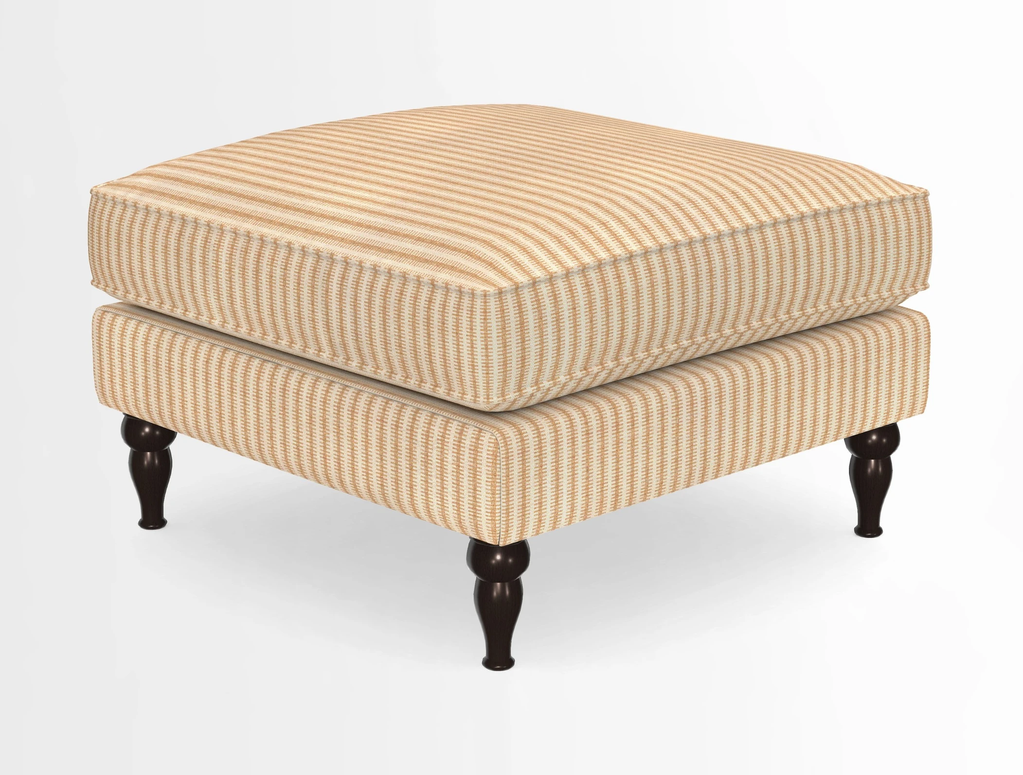 Cooksbridge Standard Footstool in Two Tone Plain Biscuit