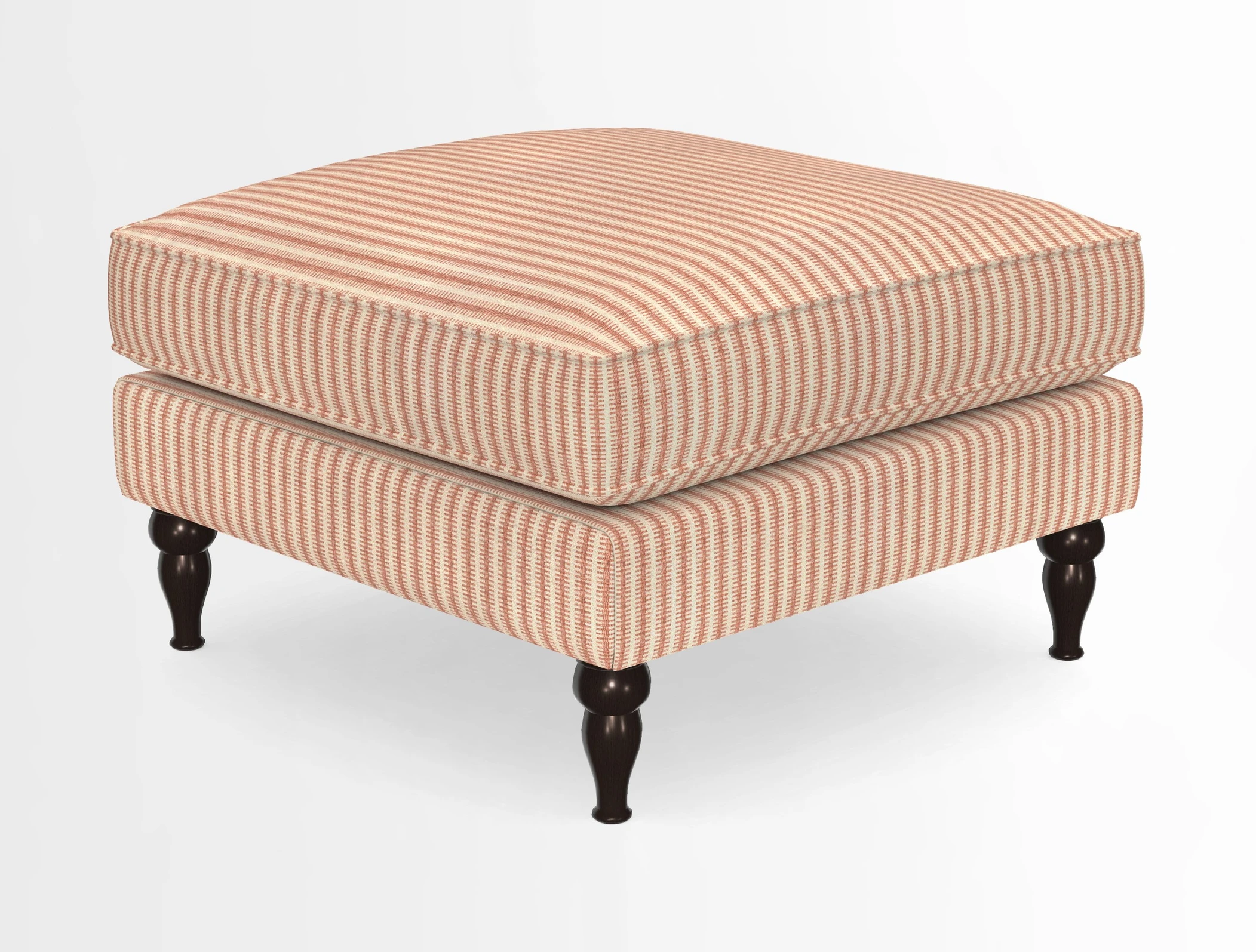 Cooksbridge Standard Footstool in Two Tone Plain Biscuit