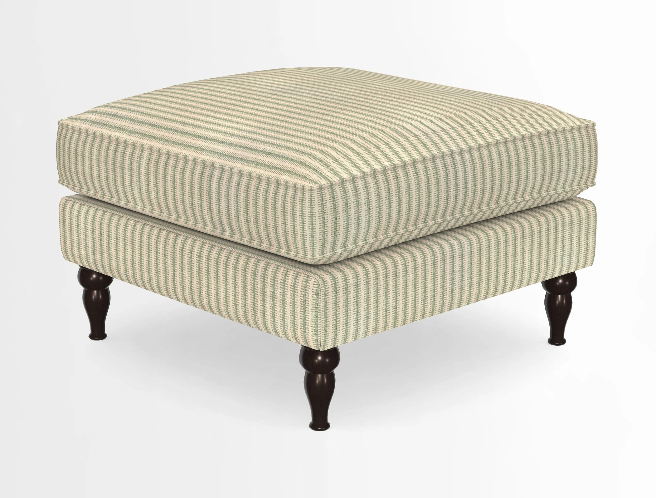 Cooksbridge Standard Footstool in Two Tone Plain Biscuit