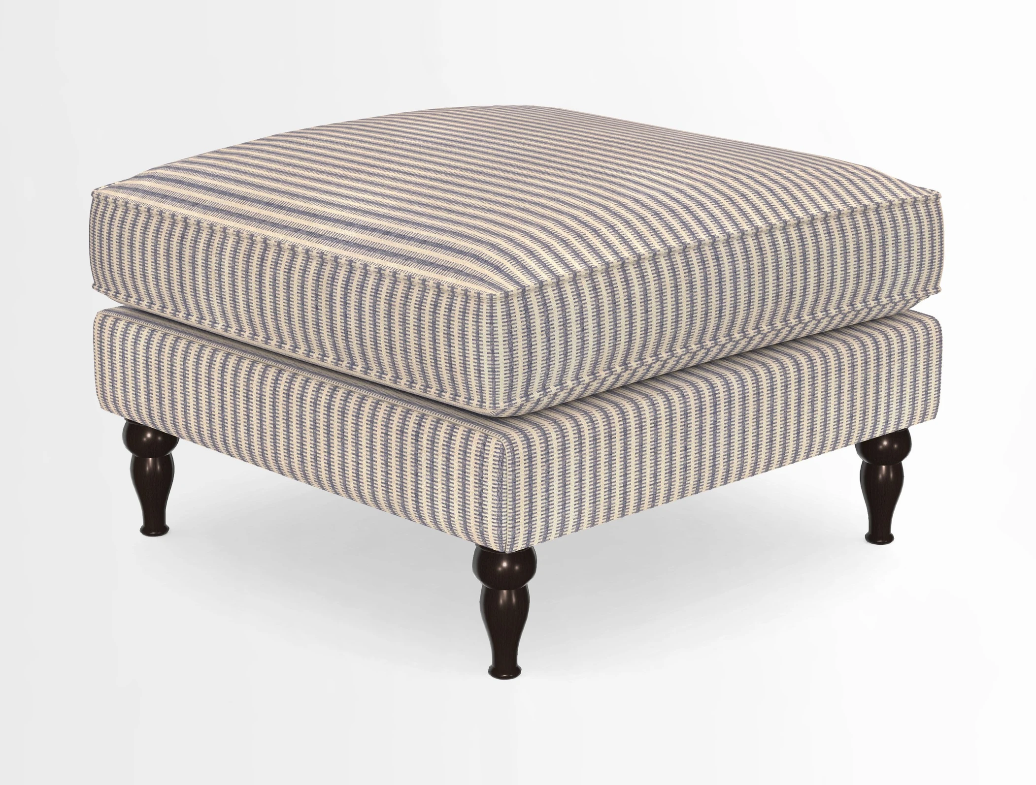 Cooksbridge Standard Footstool in Two Tone Plain Biscuit