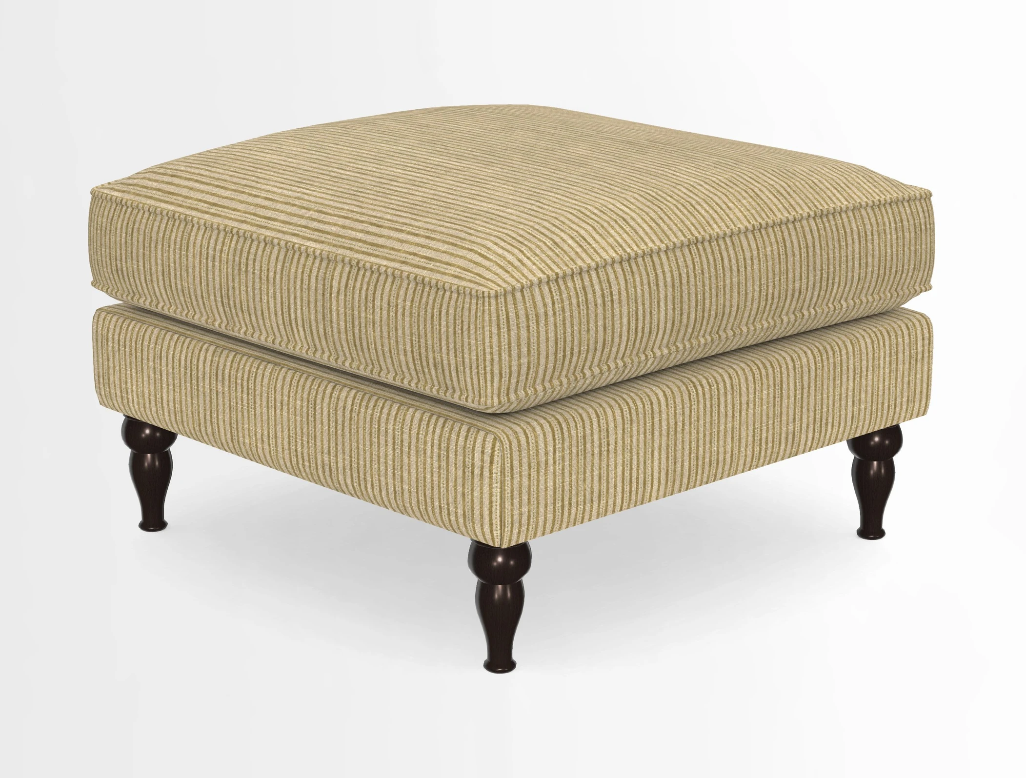 Cooksbridge Standard Footstool in Two Tone Plain Biscuit
