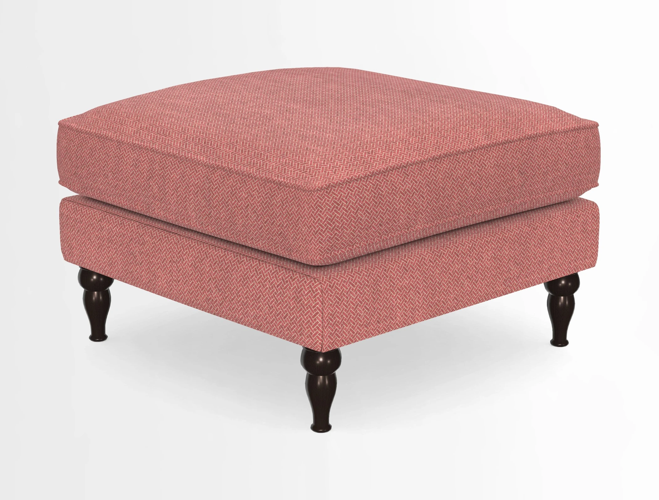 Cooksbridge Standard Footstool in Two Tone Plain Biscuit