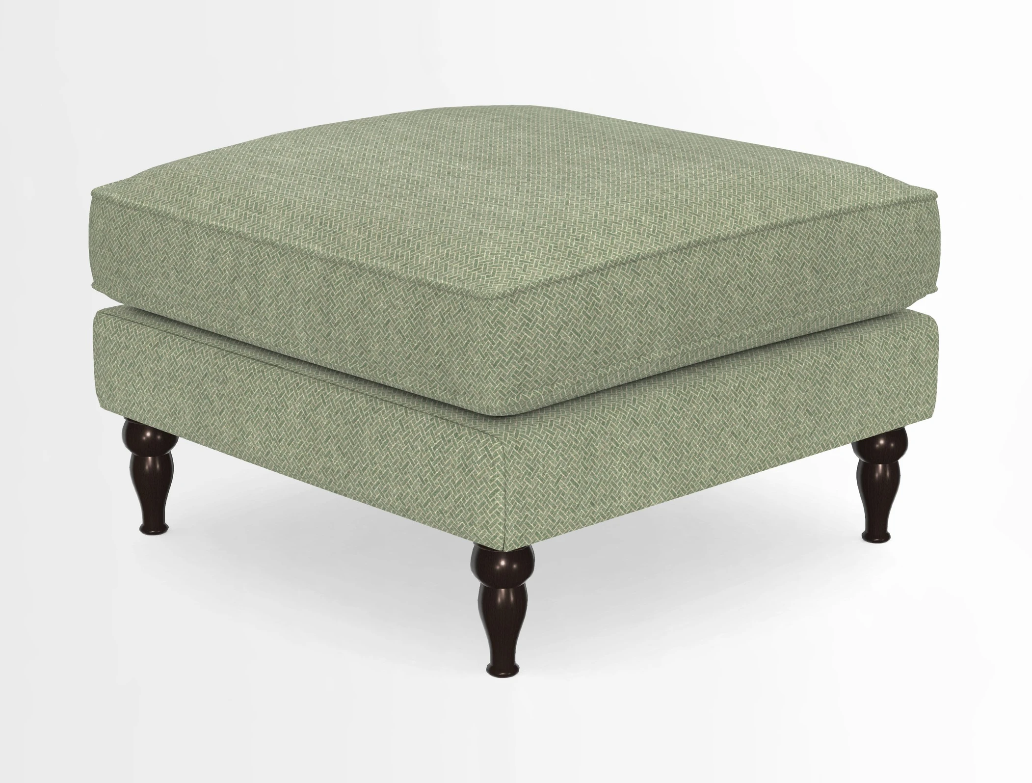 Cooksbridge Standard Footstool in Two Tone Plain Biscuit